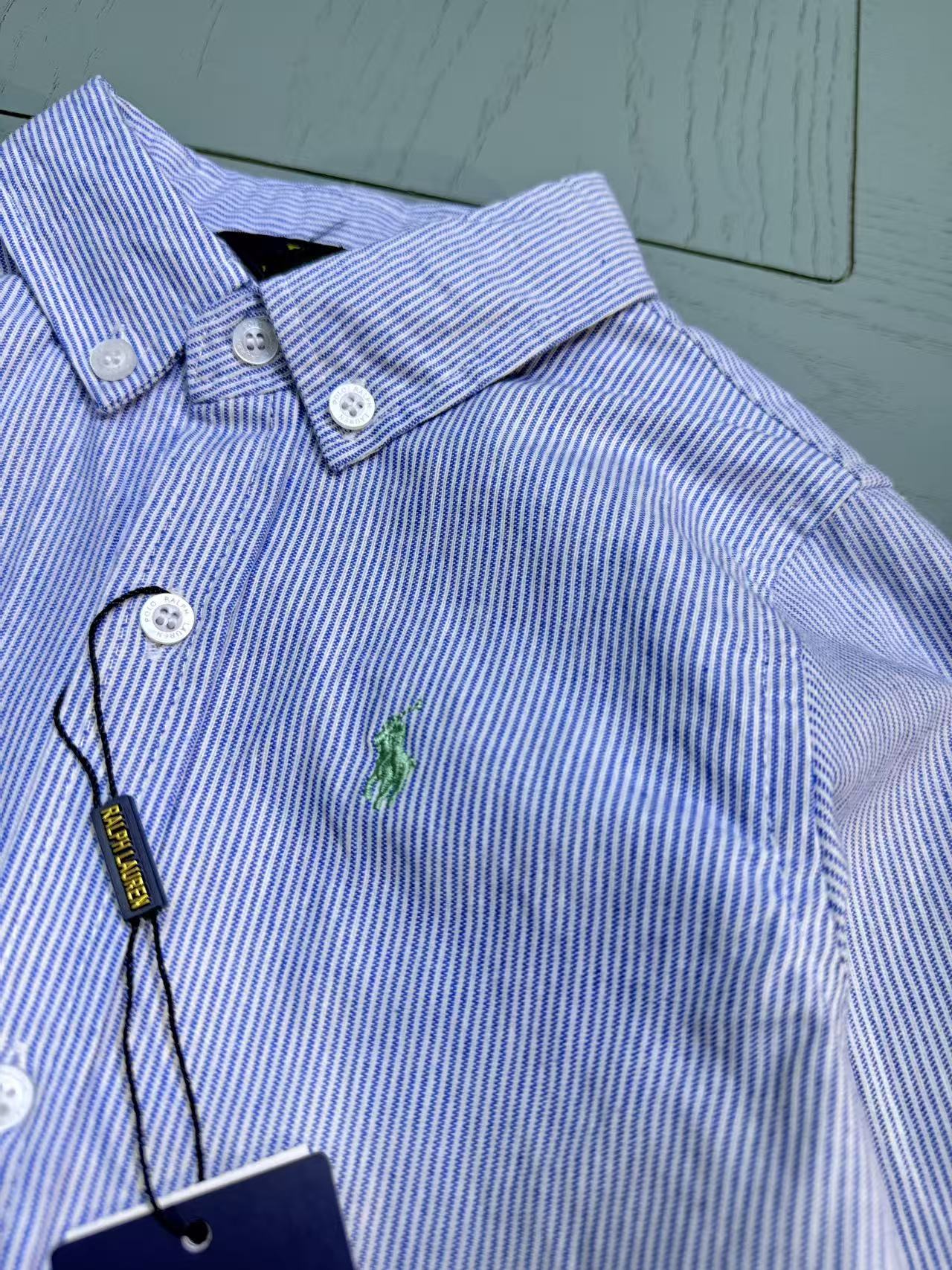 Ralph Lauren Polo Kids Embroidered Shirt – 2025SS – Kids Collection
