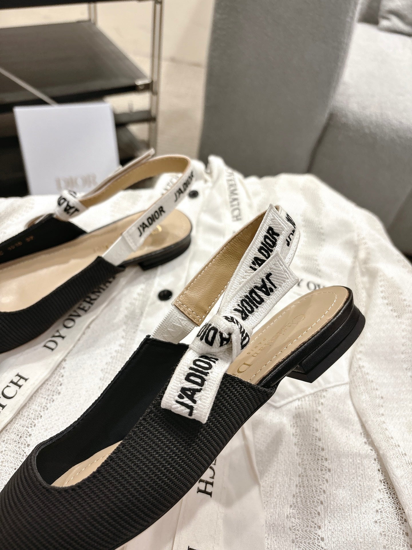 Dior J'Adior Embroidered Kitten Heel Sandals