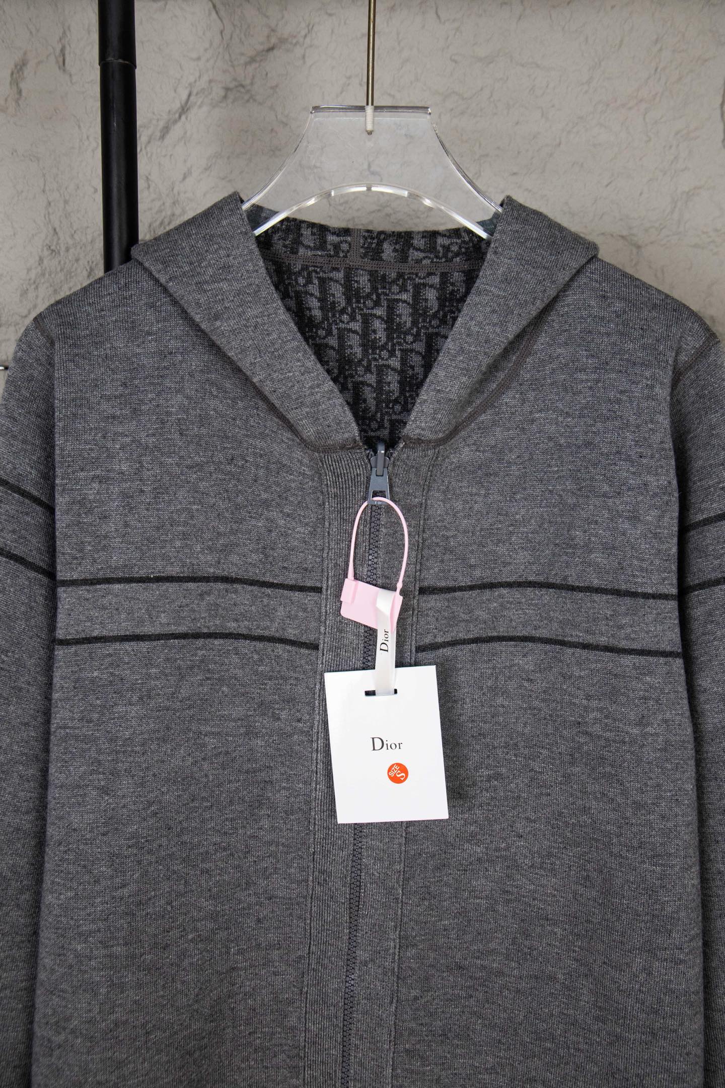 Dior Monogram Jacquard Zipper Cardigan – 24SS