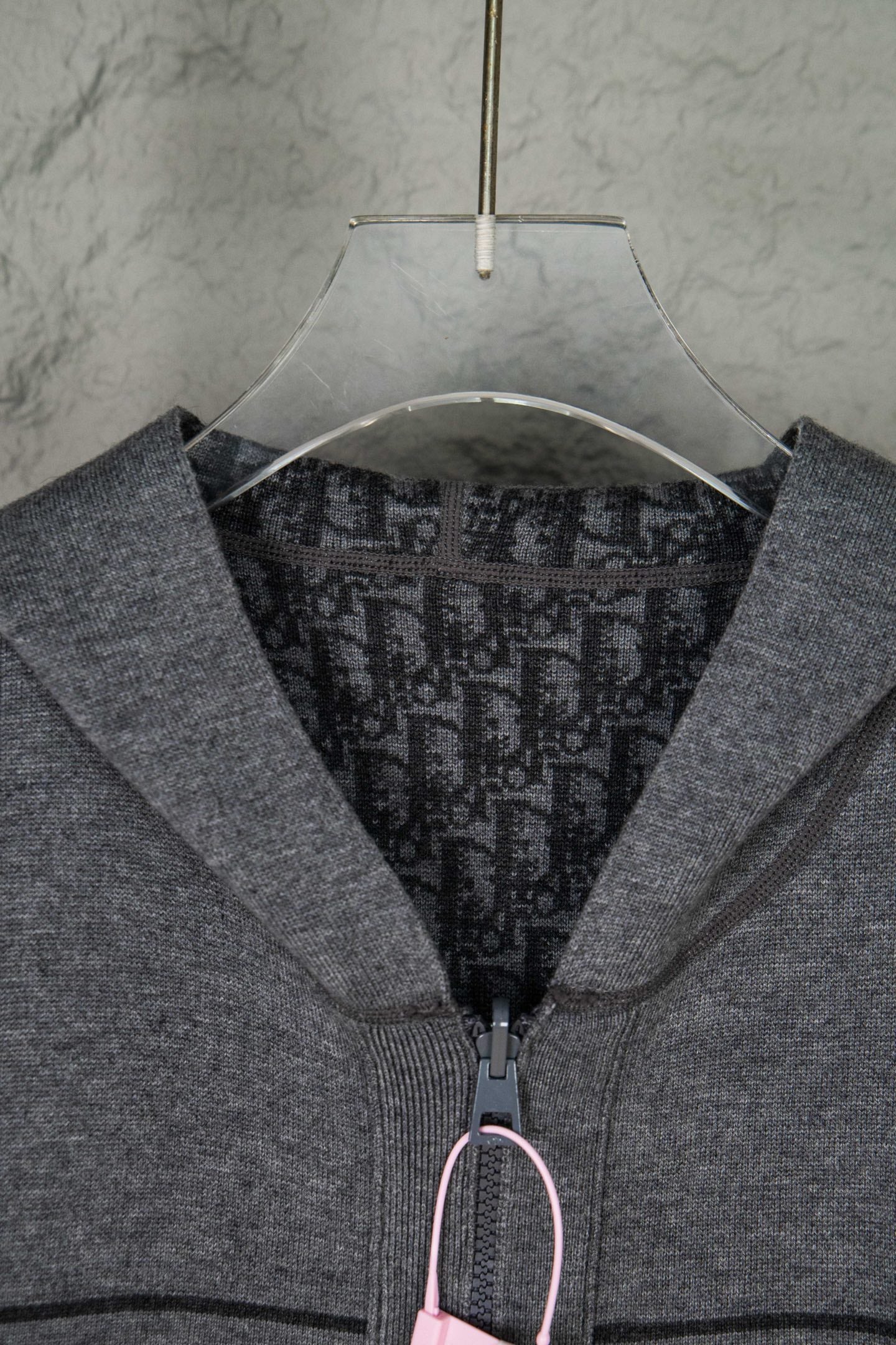 Dior Monogram Jacquard Zipper Cardigan – 24SS
