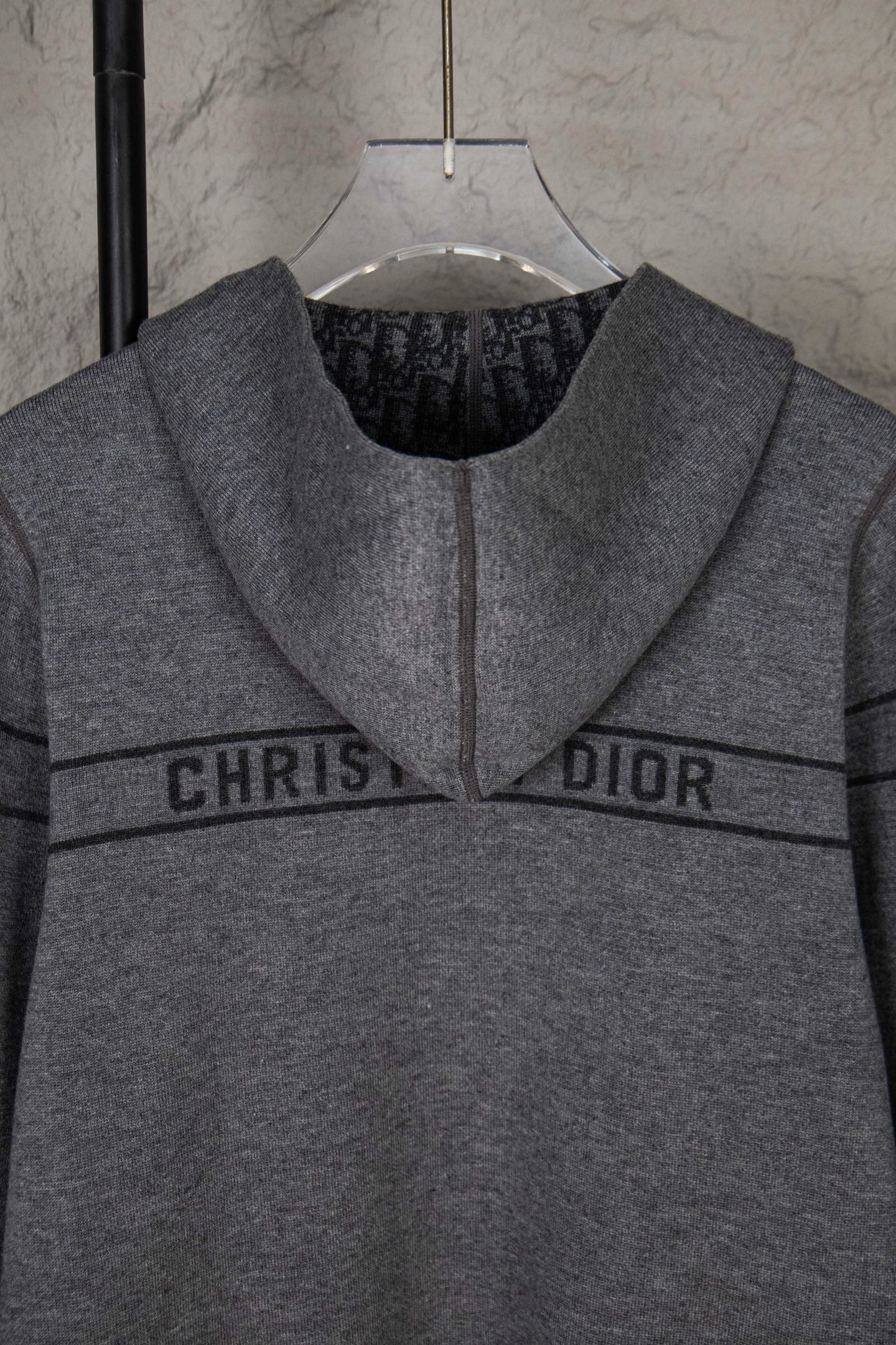 Dior Monogram Jacquard Zipper Cardigan – 24SS