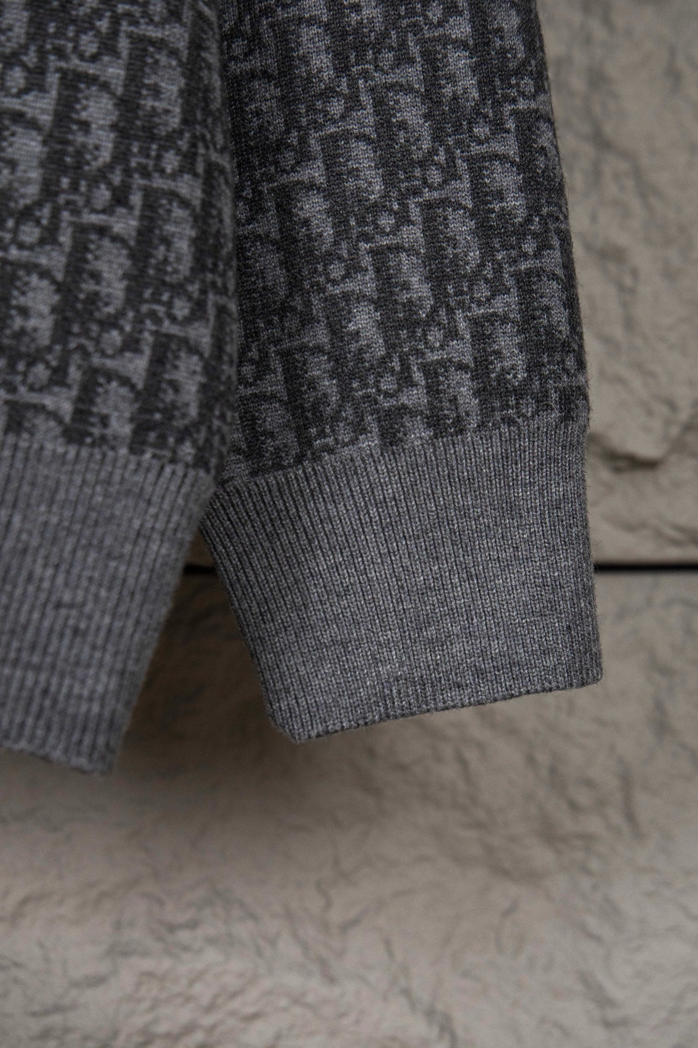 Dior Monogram Jacquard Zipper Cardigan – 24SS