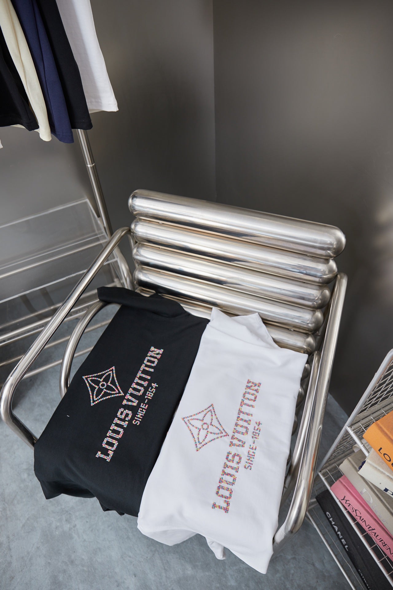 Louis Vuitton Embroidered Hollow LV Letter T-Shirt – 2026SS