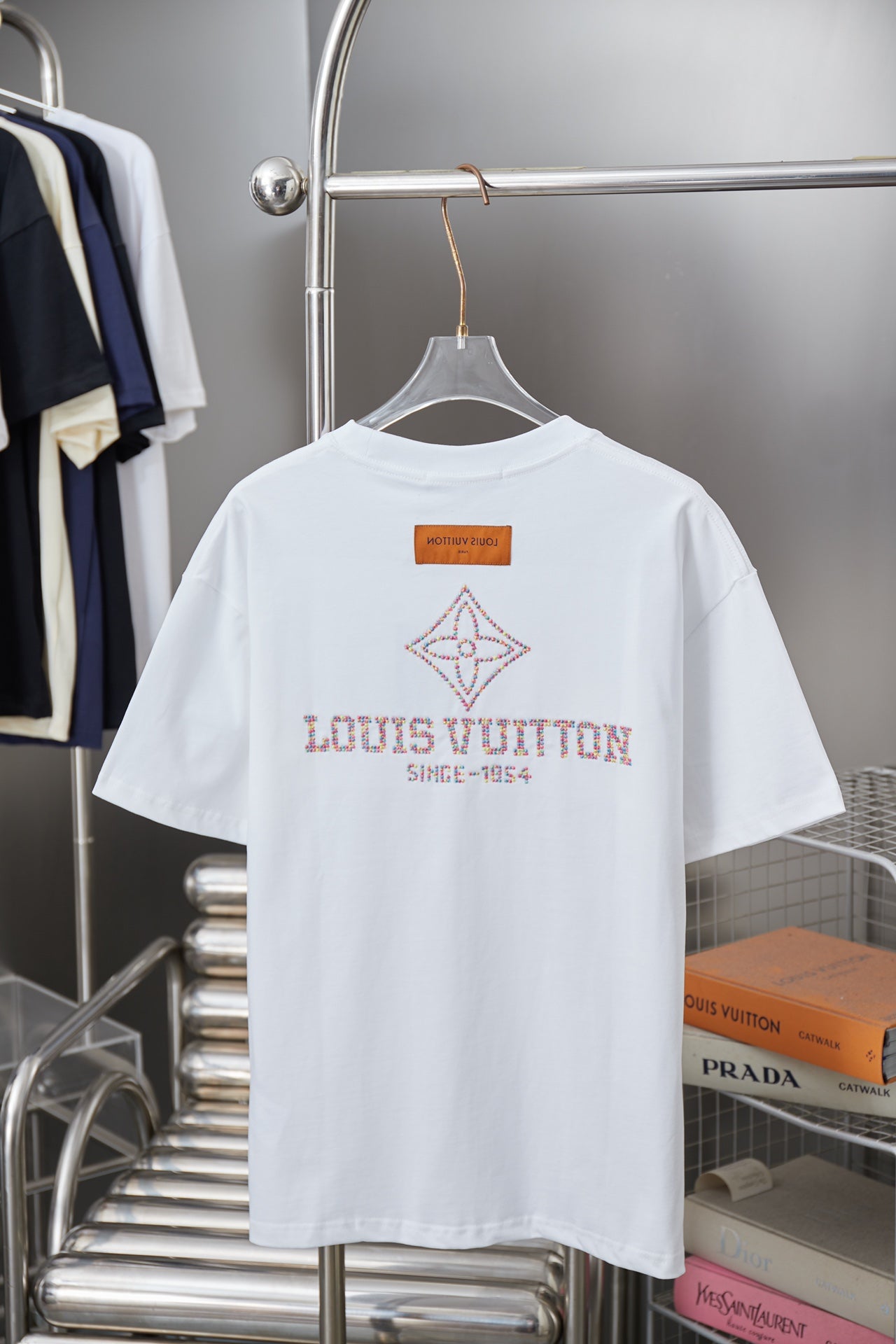 Louis Vuitton Embroidered Hollow LV Letter T-Shirt – 2026SS