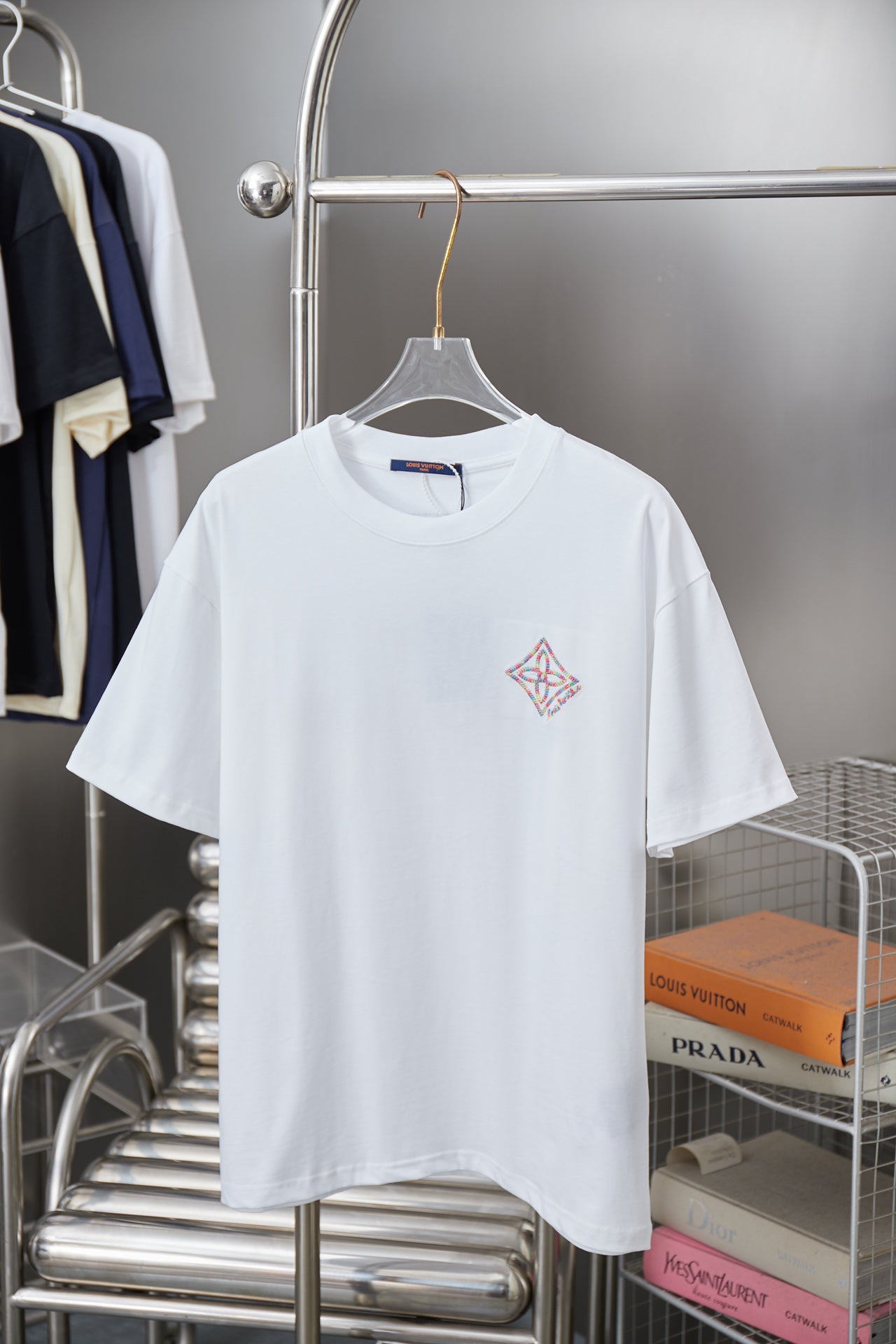 Louis Vuitton Embroidered Hollow LV Letter T-Shirt – 2026SS