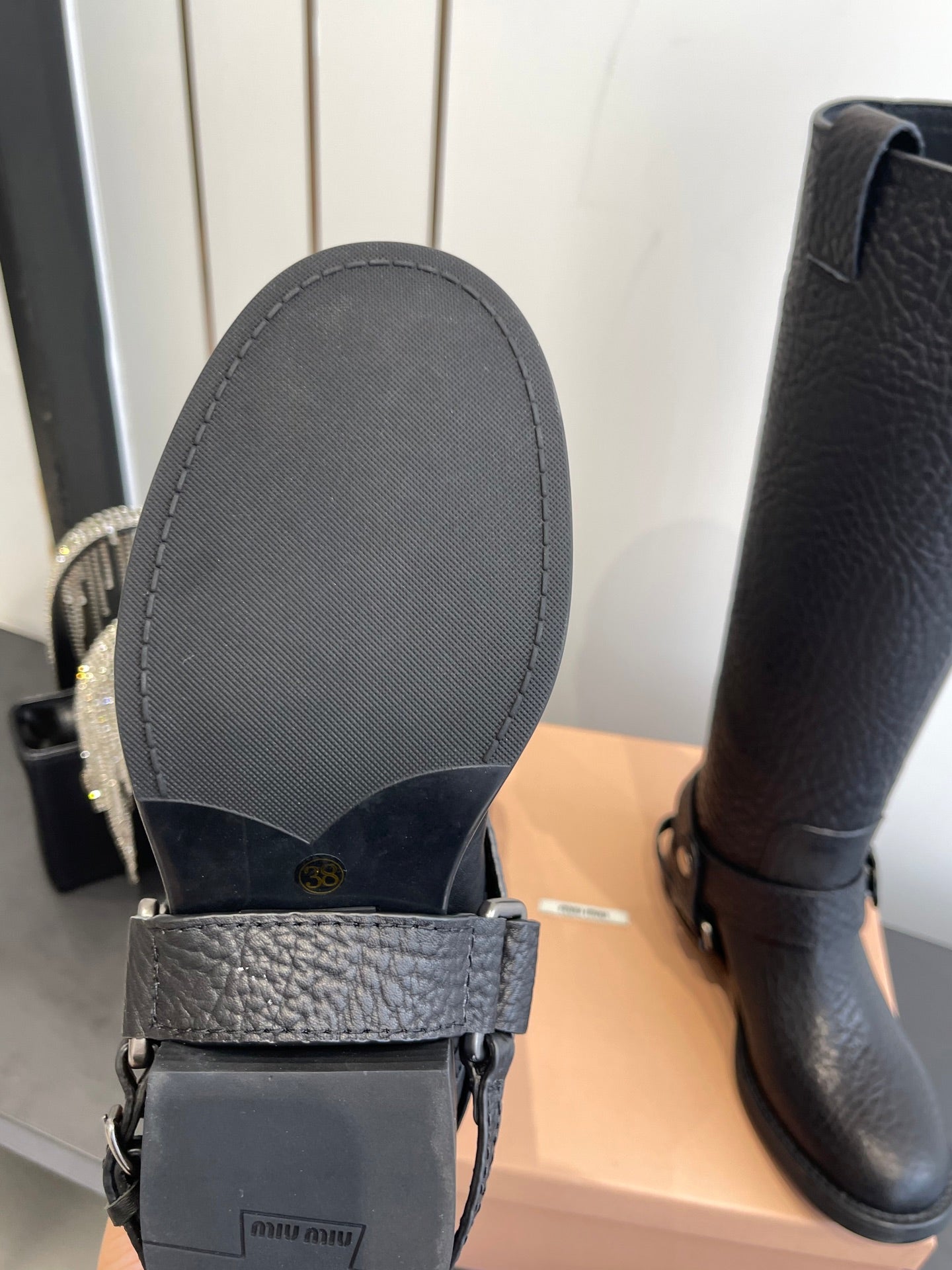 Miu Miu Platform Ankle Boots – FW25