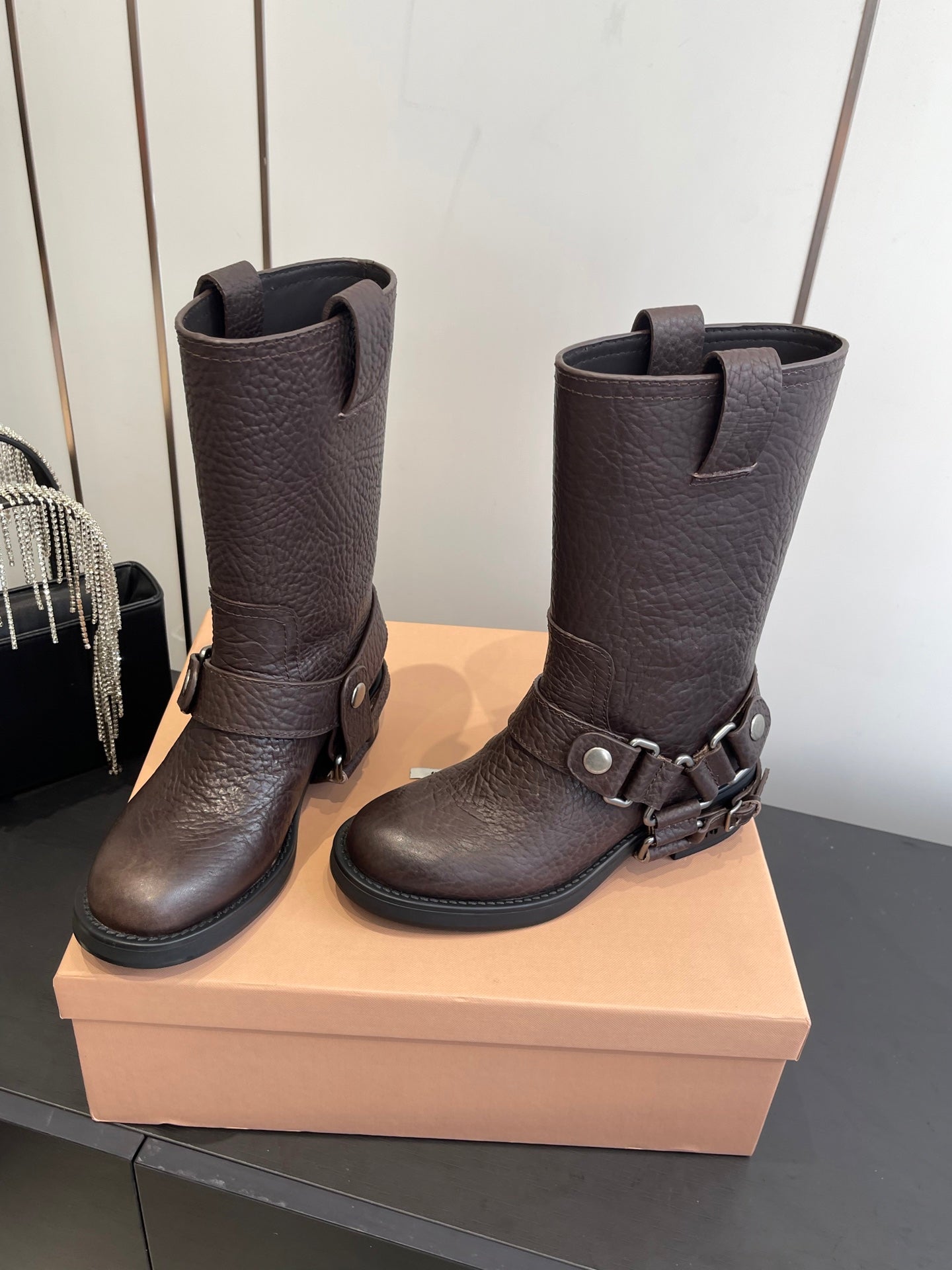 Miu Miu Platform Ankle Boots – 25FW