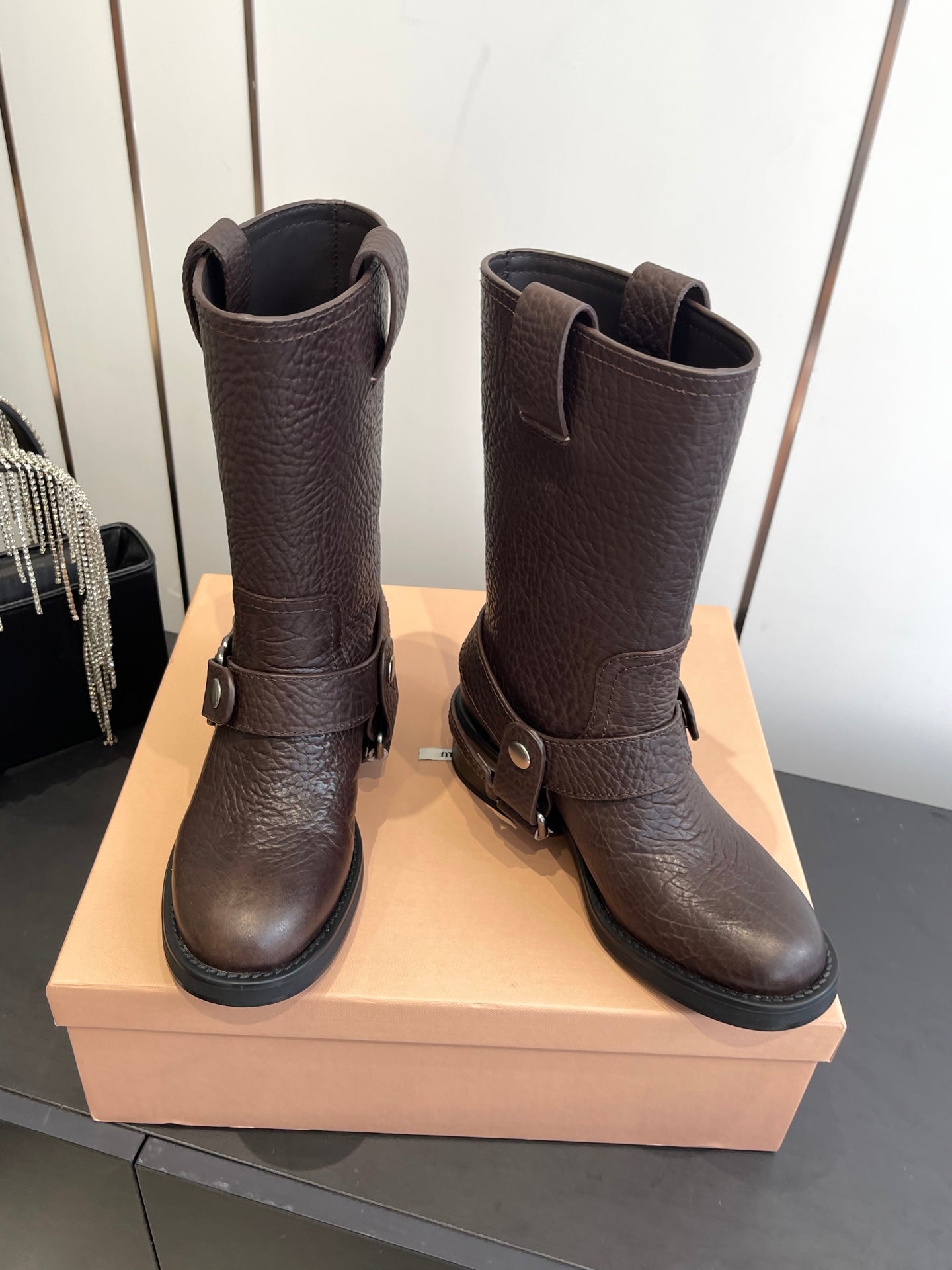 Miu Miu Platform Ankle Boots – 25FW