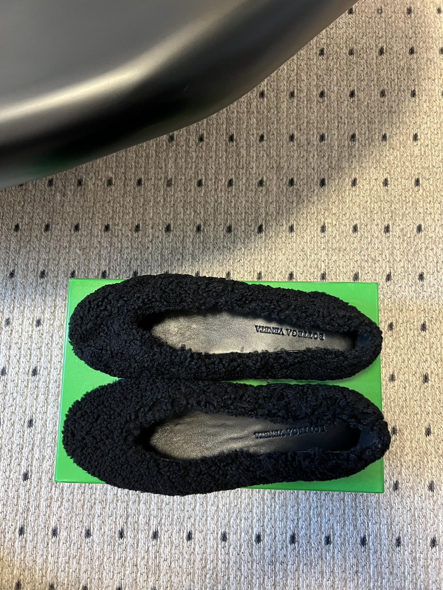 Bottega Veneta Furry Ballet Flats – 25SS