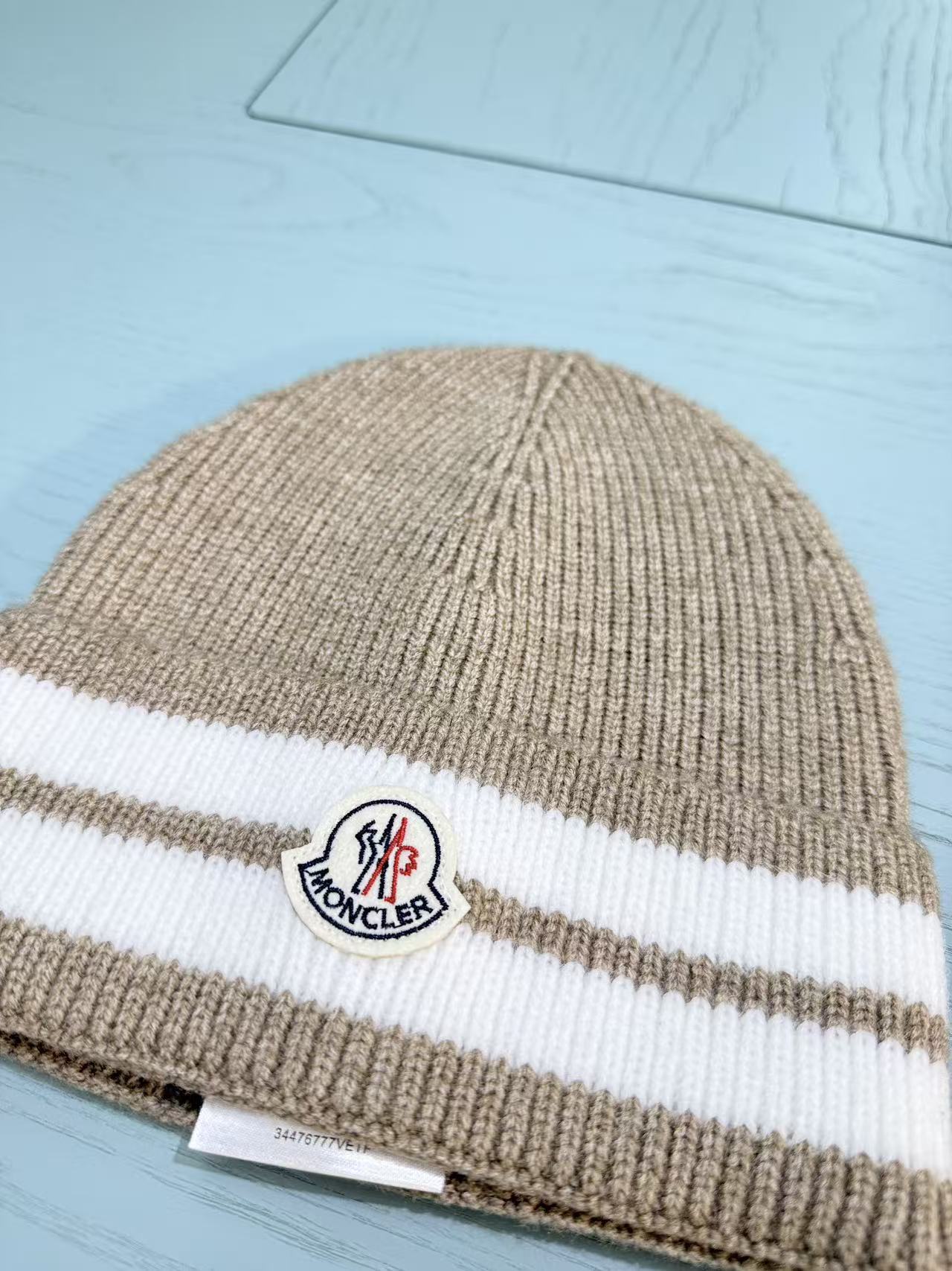 Moncler Classic Jacquard Knit Beanie – Kids Collection – 25FW