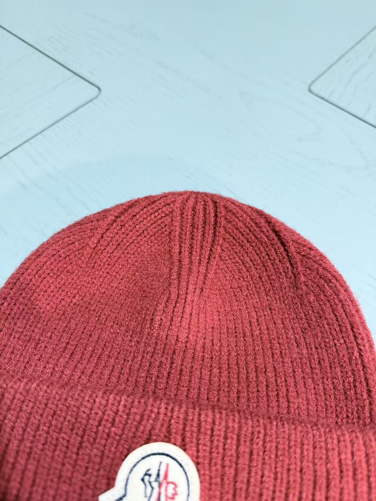 Moncler Classic Jacquard Knit Beanie – Kids Collection – 25FW