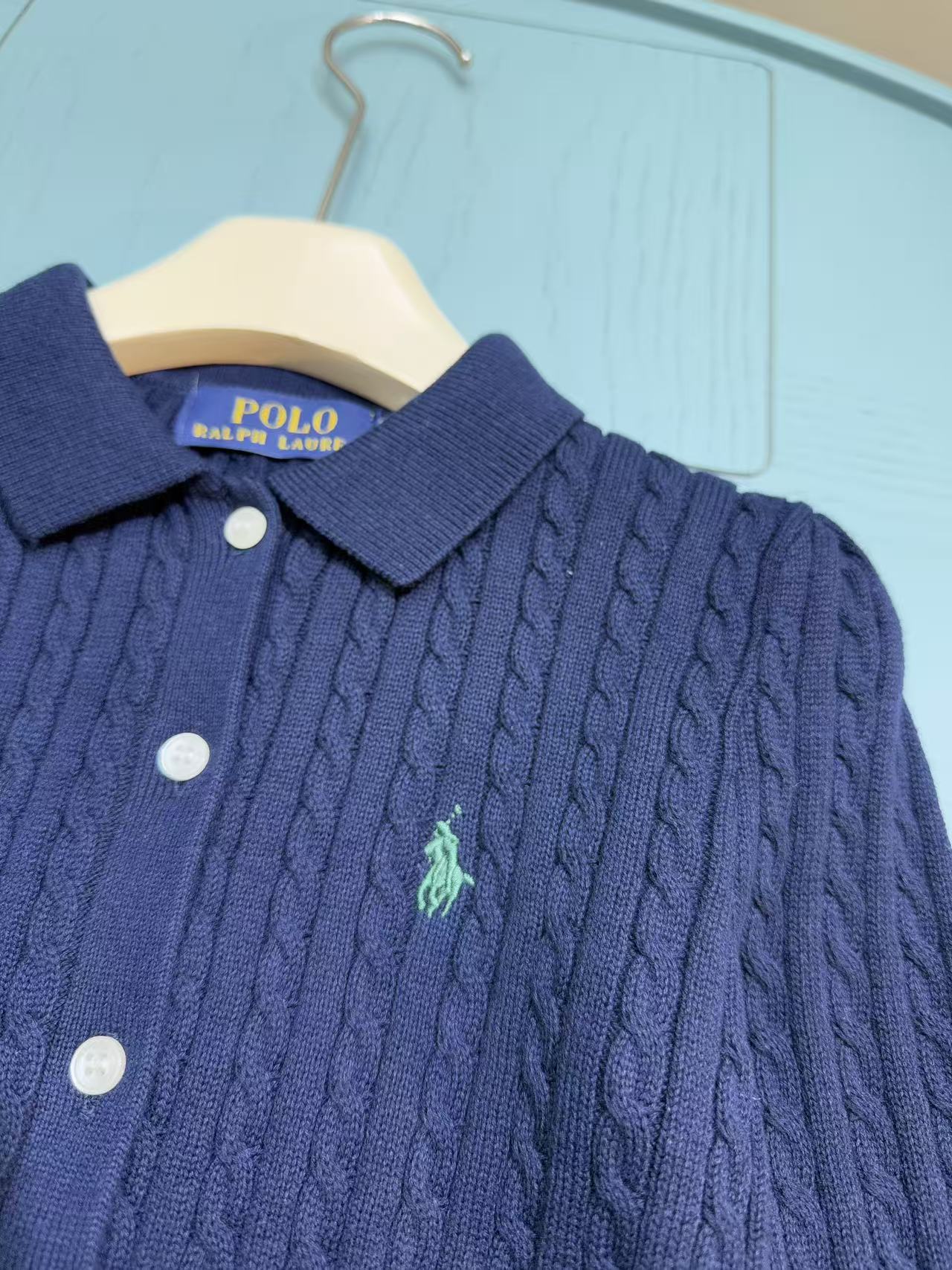 Ralph Lauren Polo Girls' Striped Knit Set – 2025SS