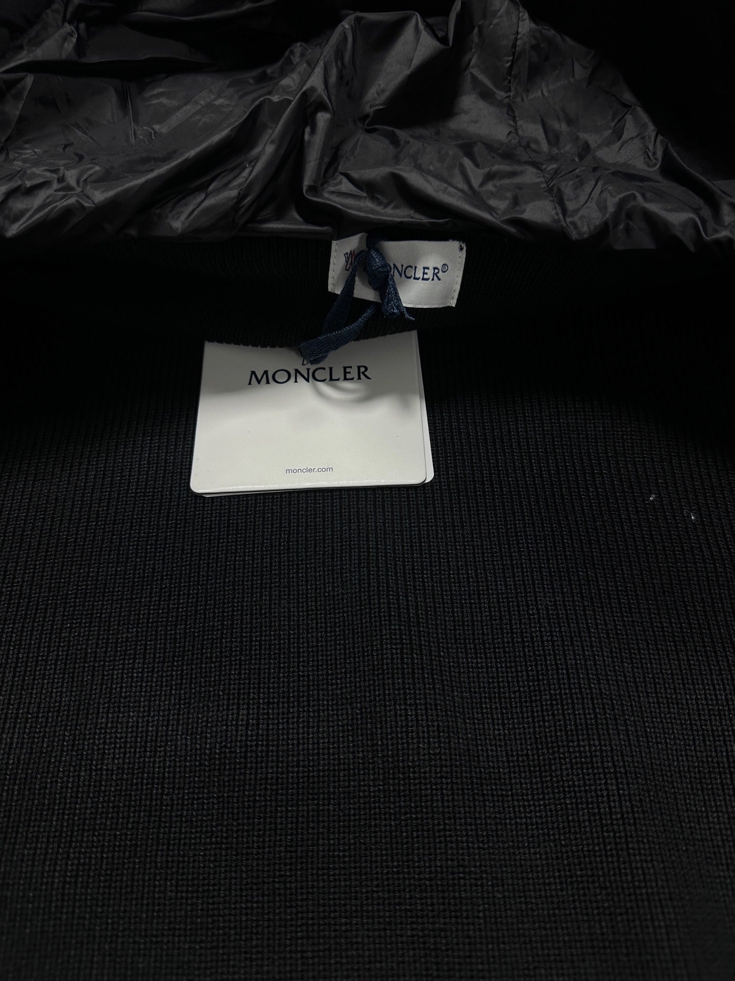 Moncler Hooded Wool Knit Spliced Down Jacket – Early Autumn Collection