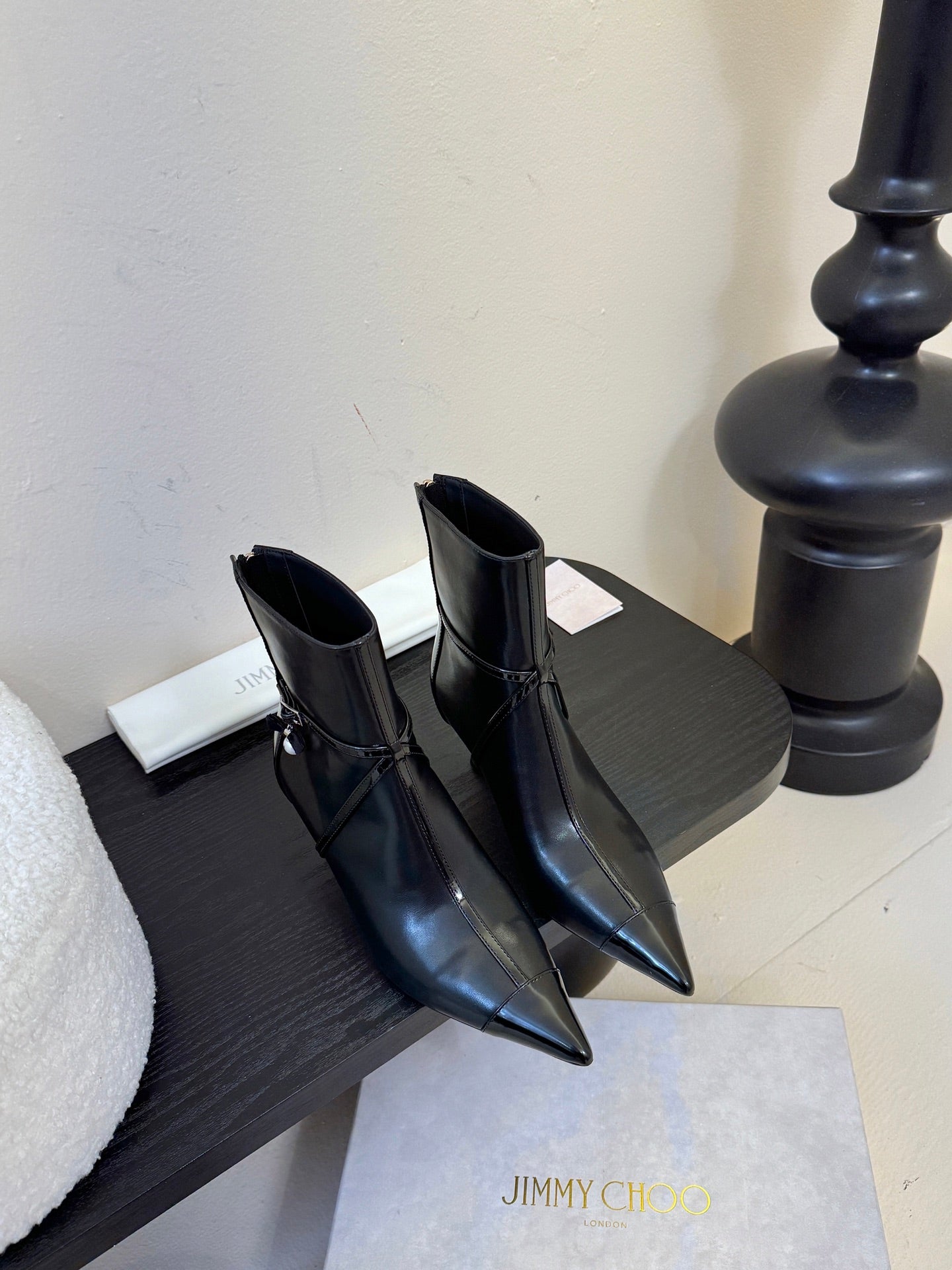 Jimmy Choo Pointed-Toe Ankle Boots