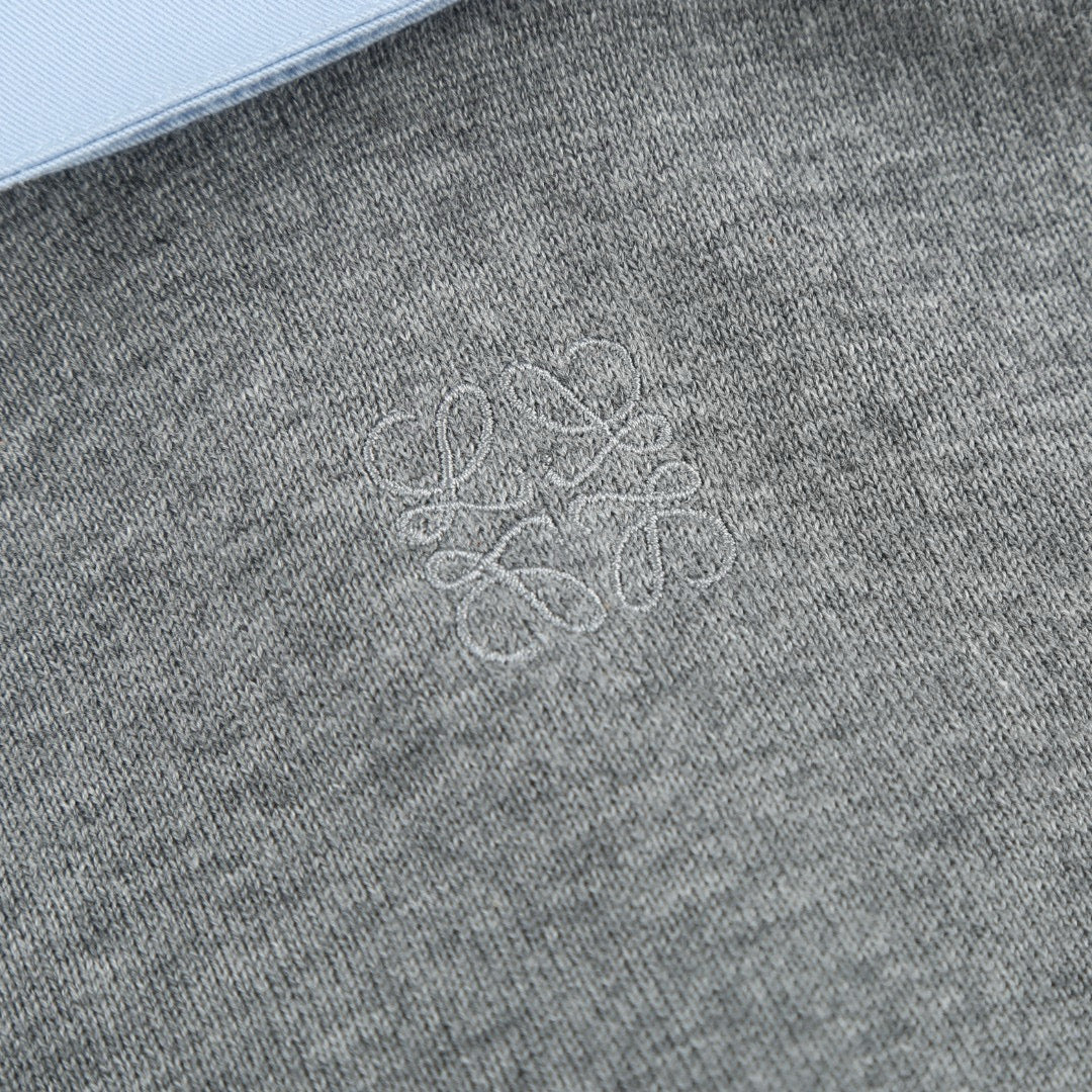 Loewe Knit Patchwork Long-Sleeve Shirt