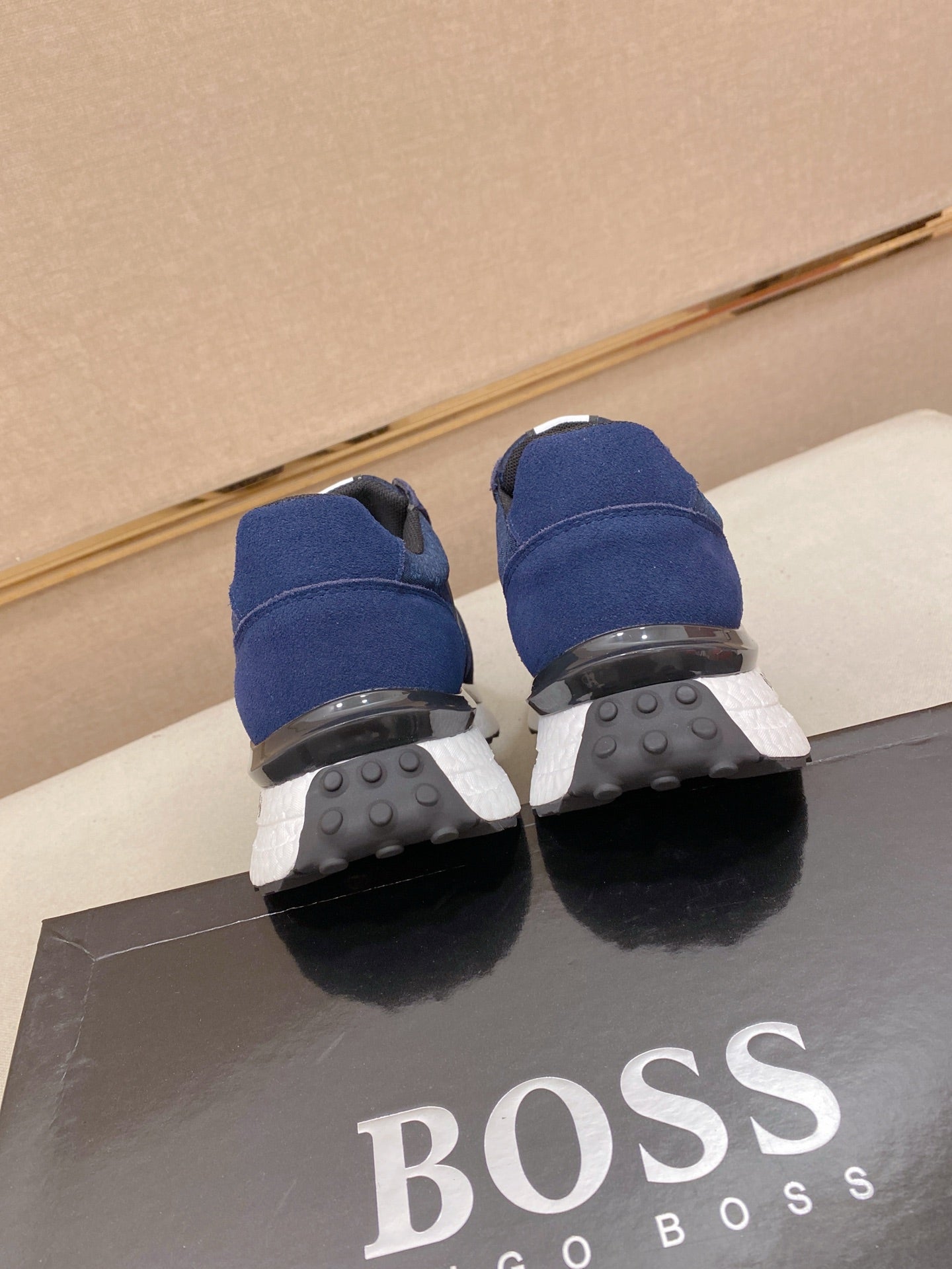 Boss Italian Leather Casual Sneakers