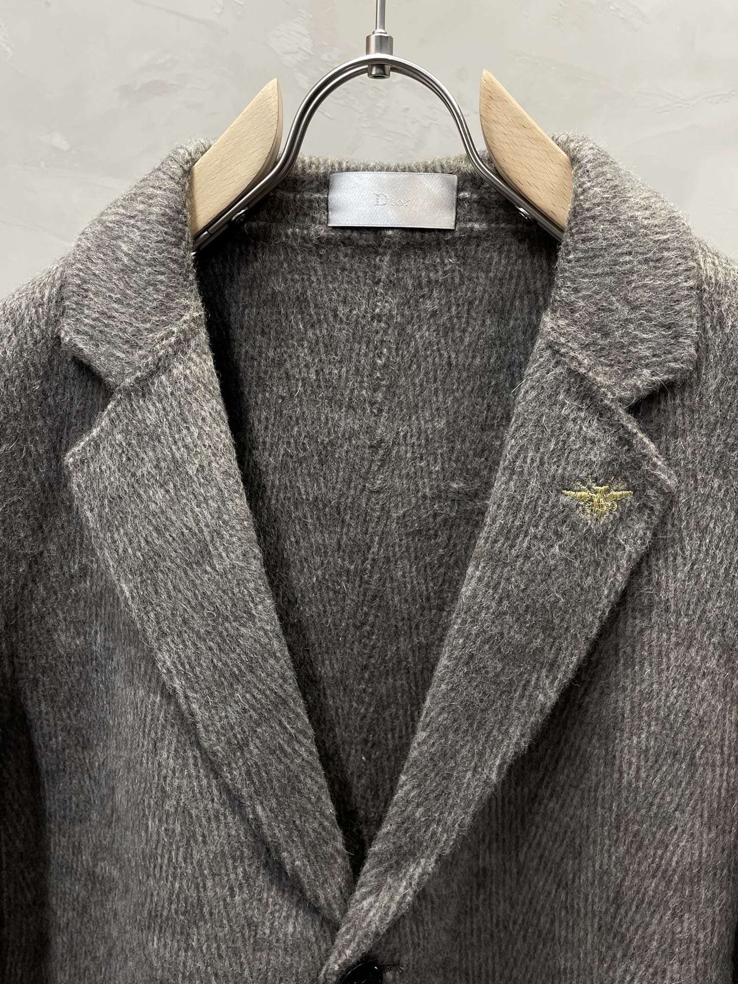 Dior Men's Wool Double-Sided Short Coat