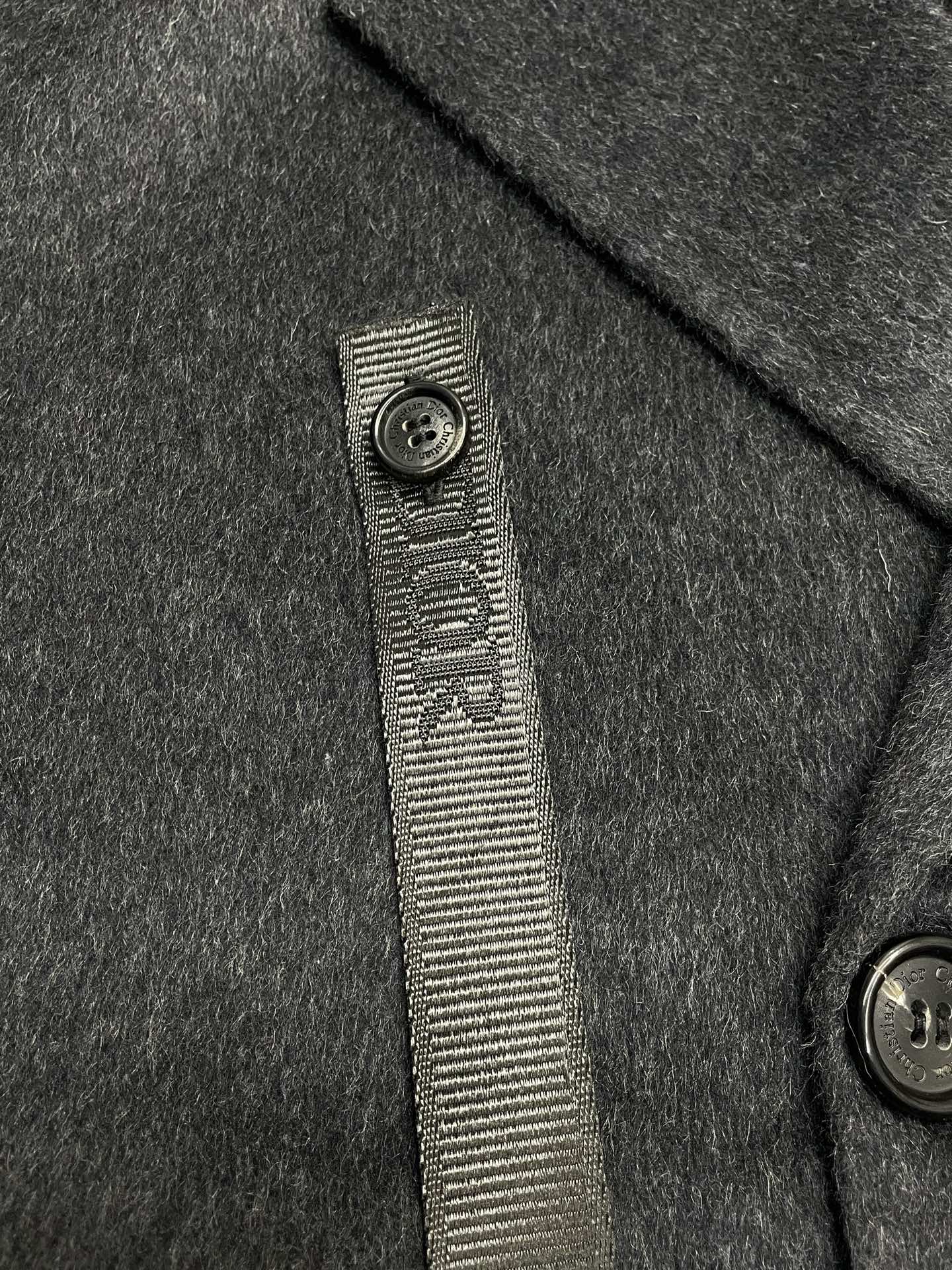 Dior Men's Wool Double-breasted Short Coat