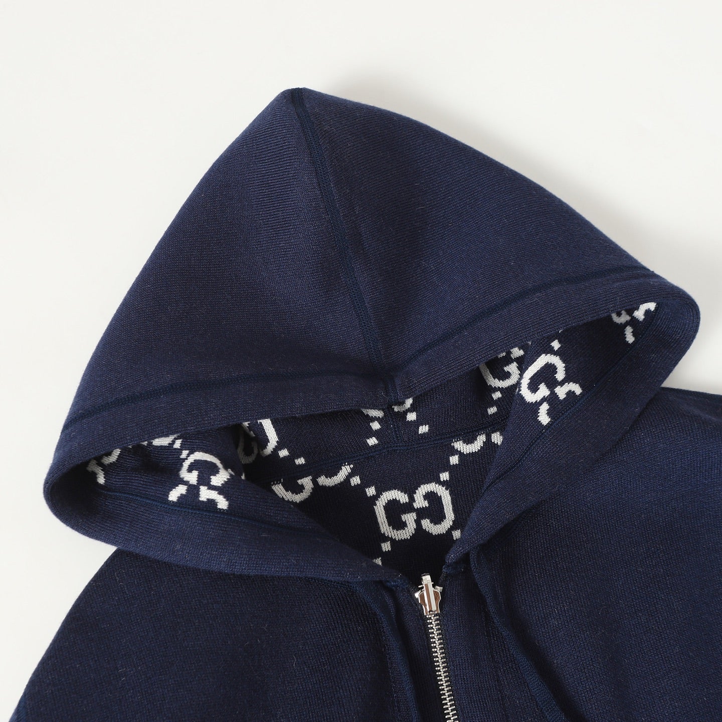 Gucci Reversible GG Cashmere Knit Jacket