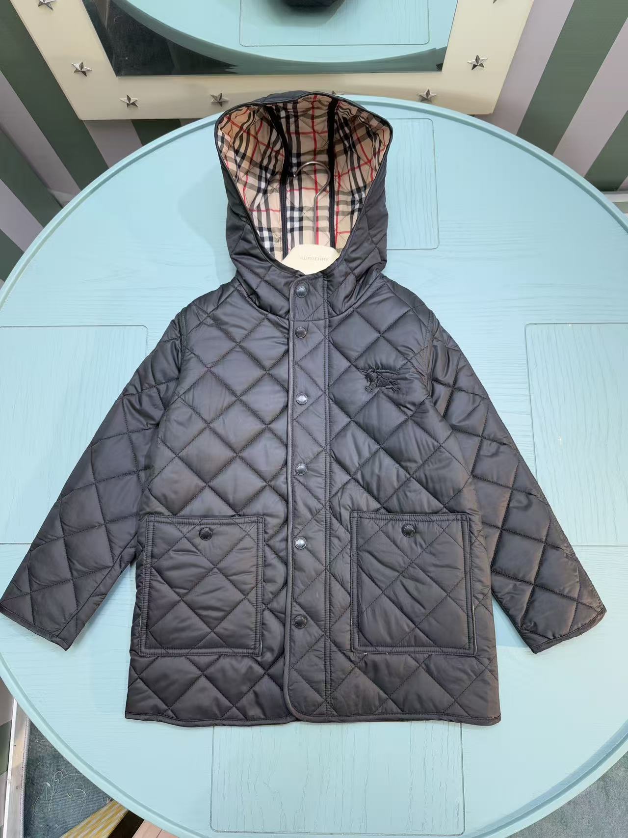 Burberry Mid-Length Puffer Jacket – Kids Collection – 25AW