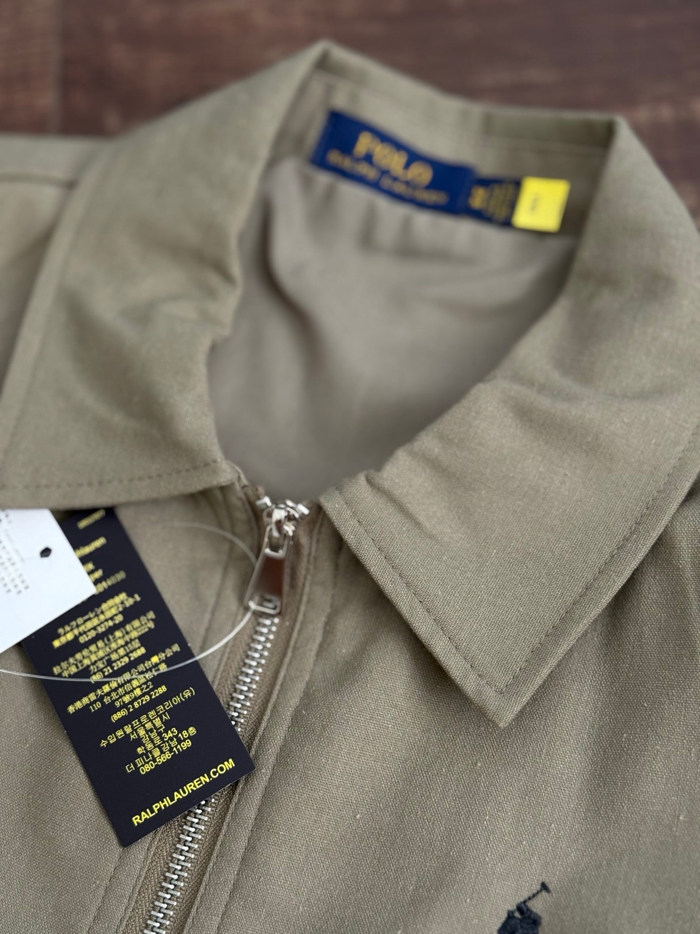 Ralph Lauren Men's Linen Zip Jacket