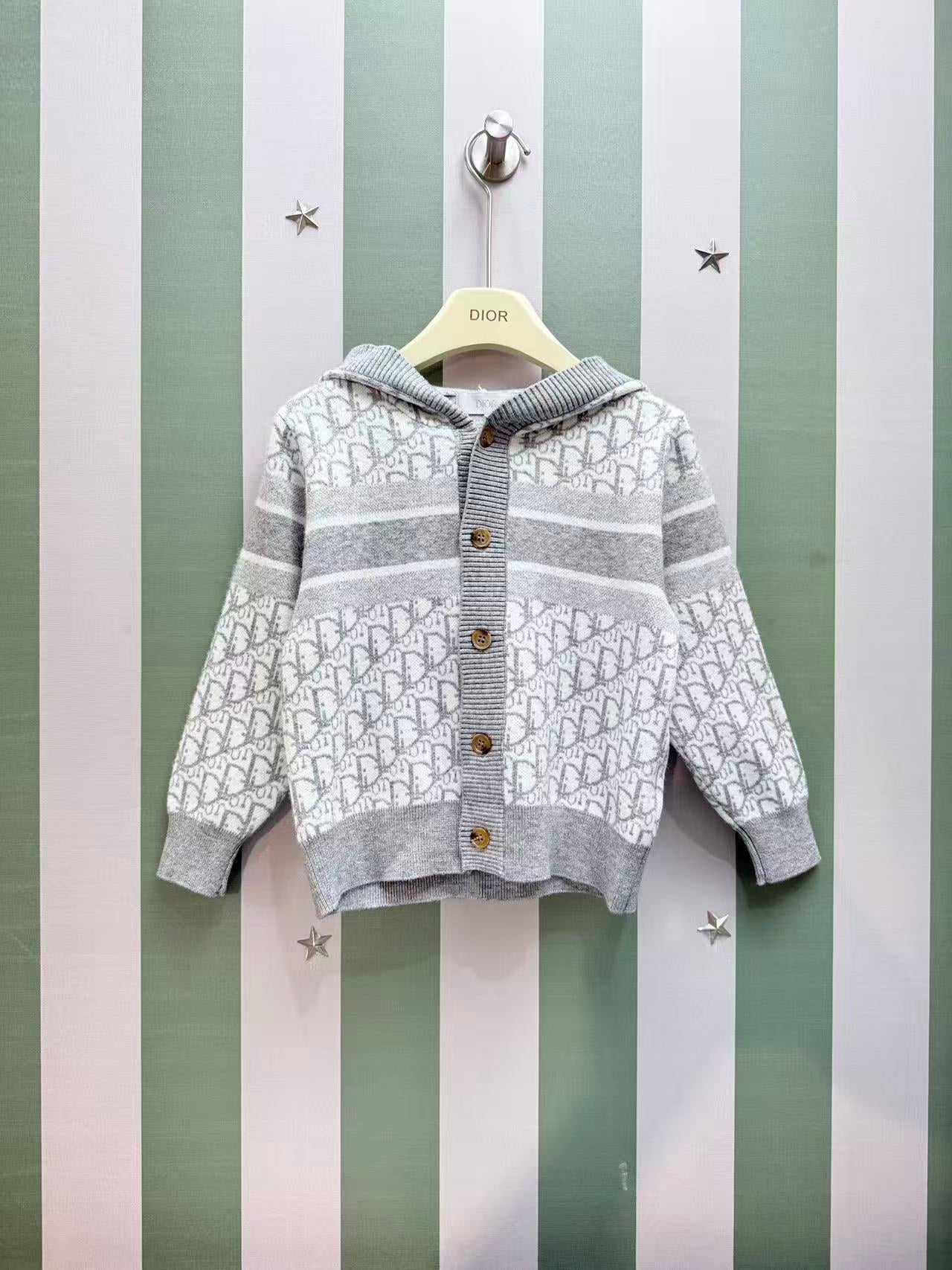 Dior Classic Children's Knit Cardigan – Kids Collection – 2025SS