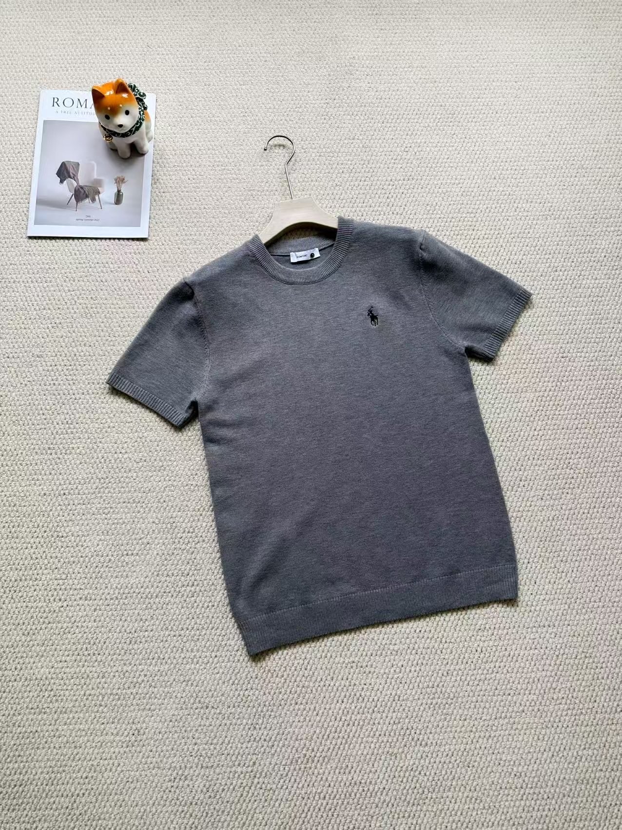 Ralph Lauren Classic Solid Crewneck Knit Sweater