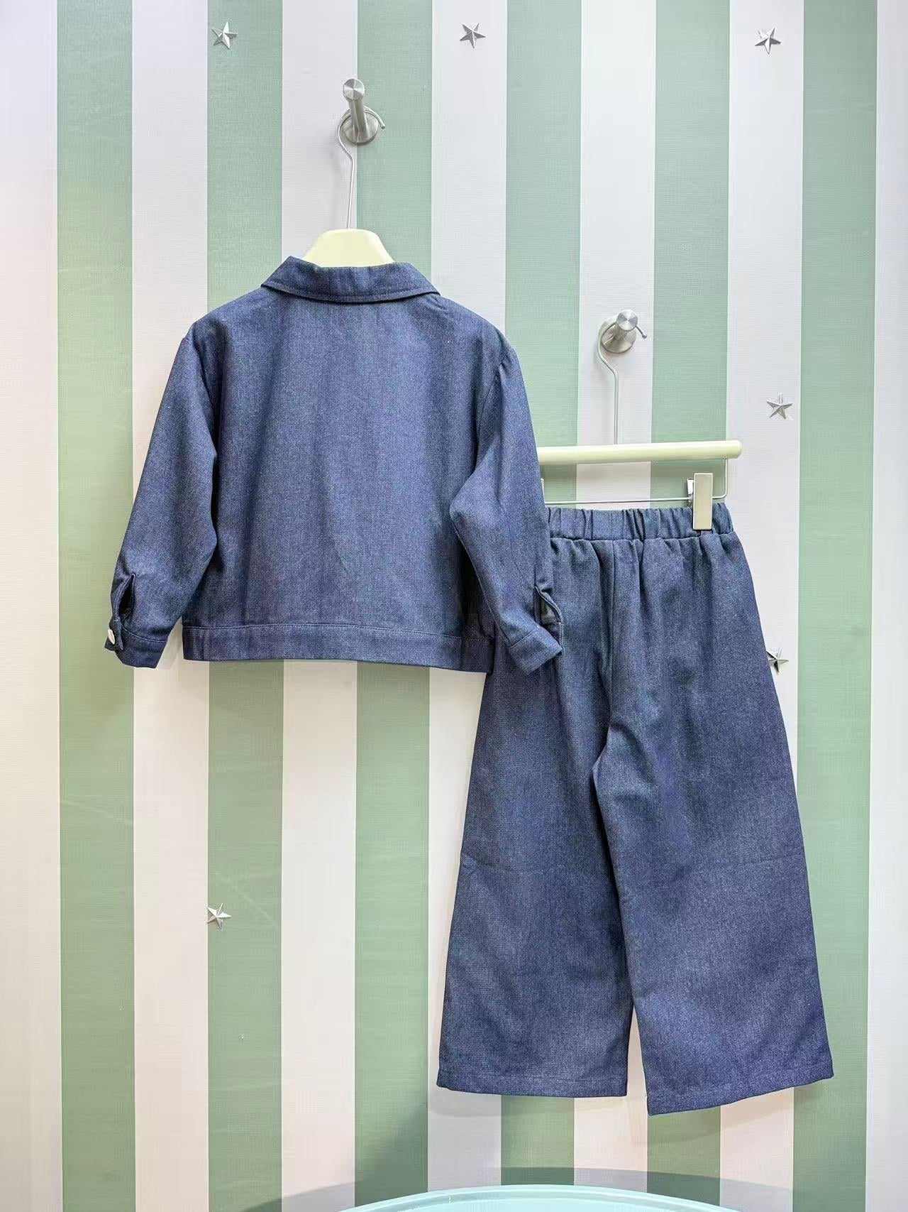 Fendi Children's Jacket and Washed Denim Set – Kids Collection – 2025SS