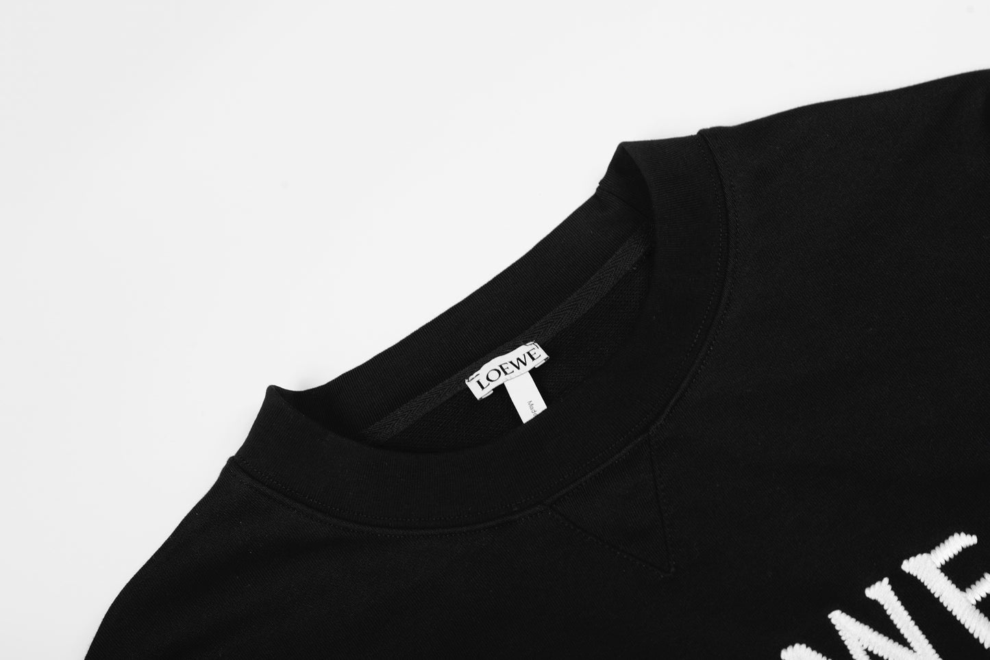 Loewe Center Letter Embroidered Crewneck Sweatshirt – 25SS