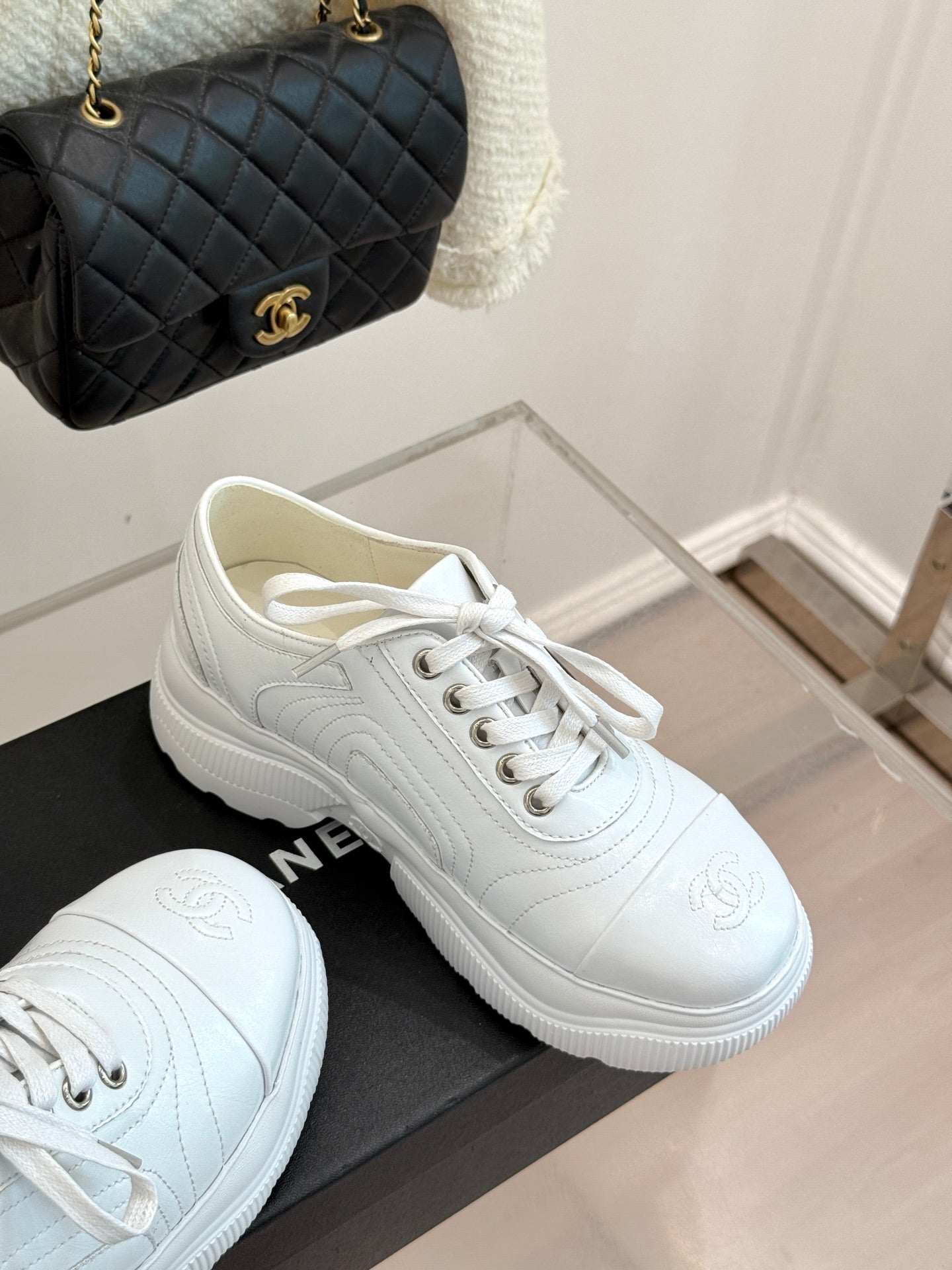Chanel 25K Thick-Soled Calfskin Dad Sneakers – 25K Collection