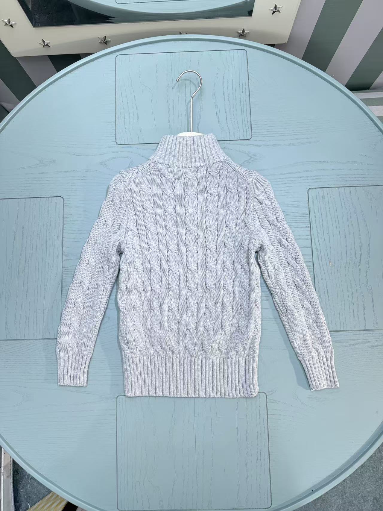 Ralph Lauren Polo Boys' Striped Knit Sweater – Kids Collection – 2025SS