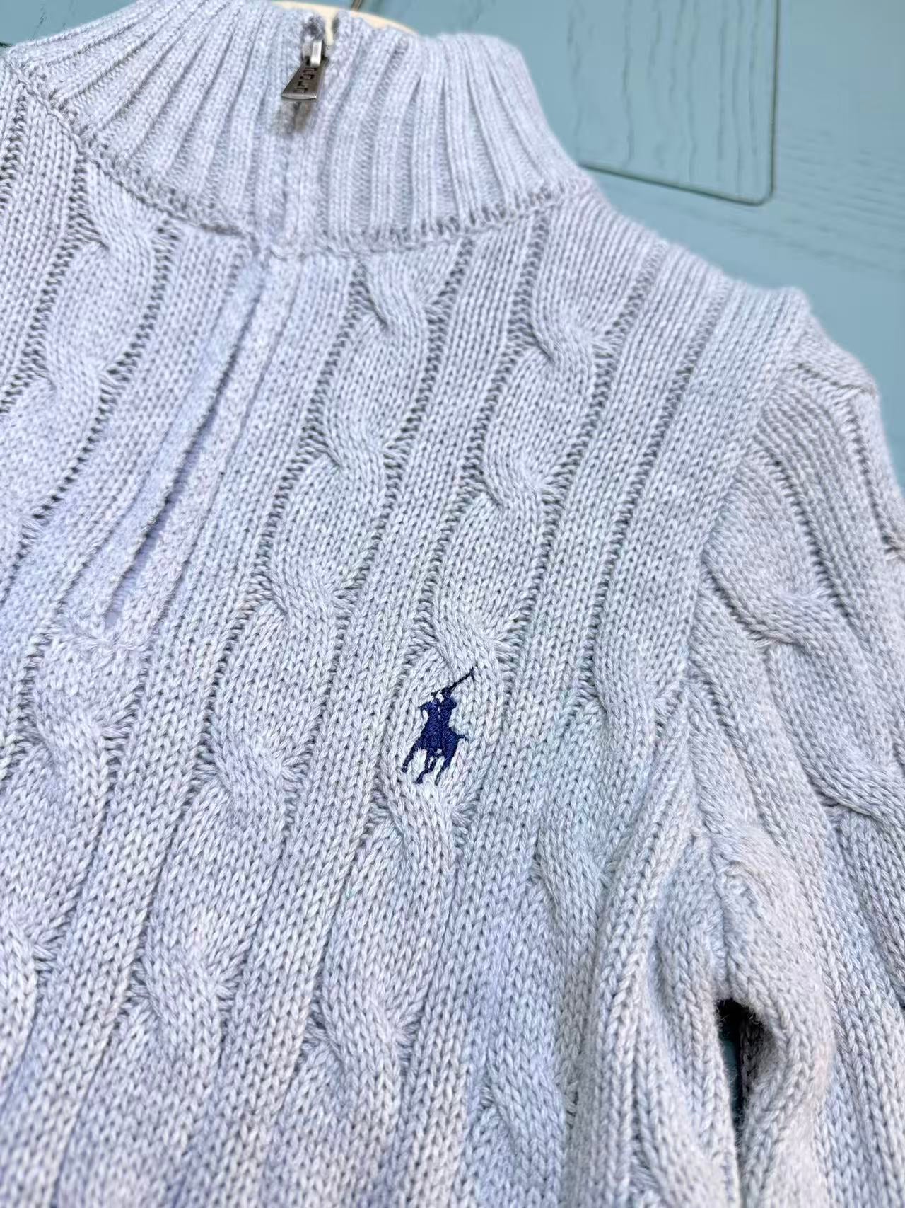 Ralph Lauren Polo Boys' Striped Knit Sweater – Kids Collection – 2025SS
