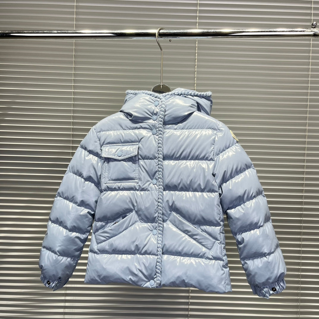 Moncler Kids Hooded Down Jacket – 25FW