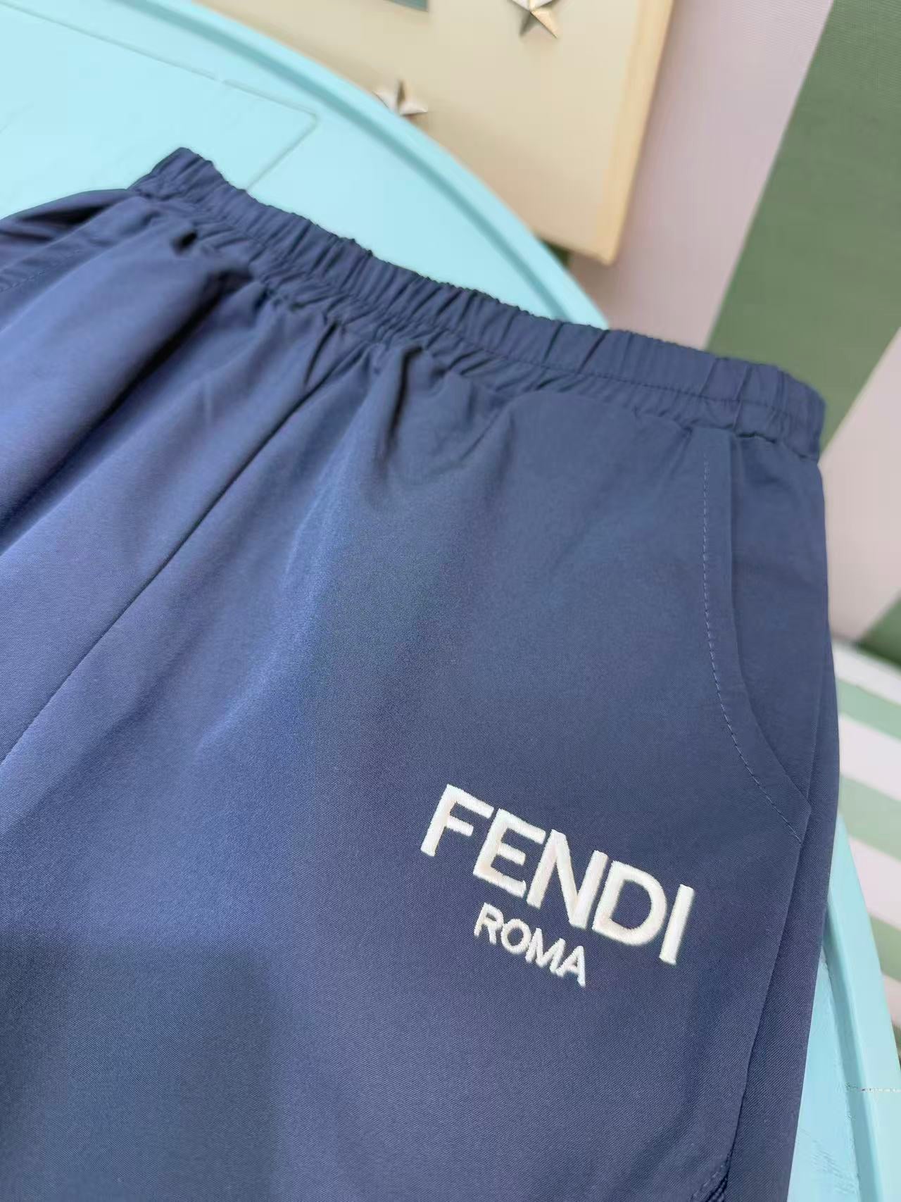Fendi Kids Logo Windbreaker Tracksuit – 2025SS – Kids Collection