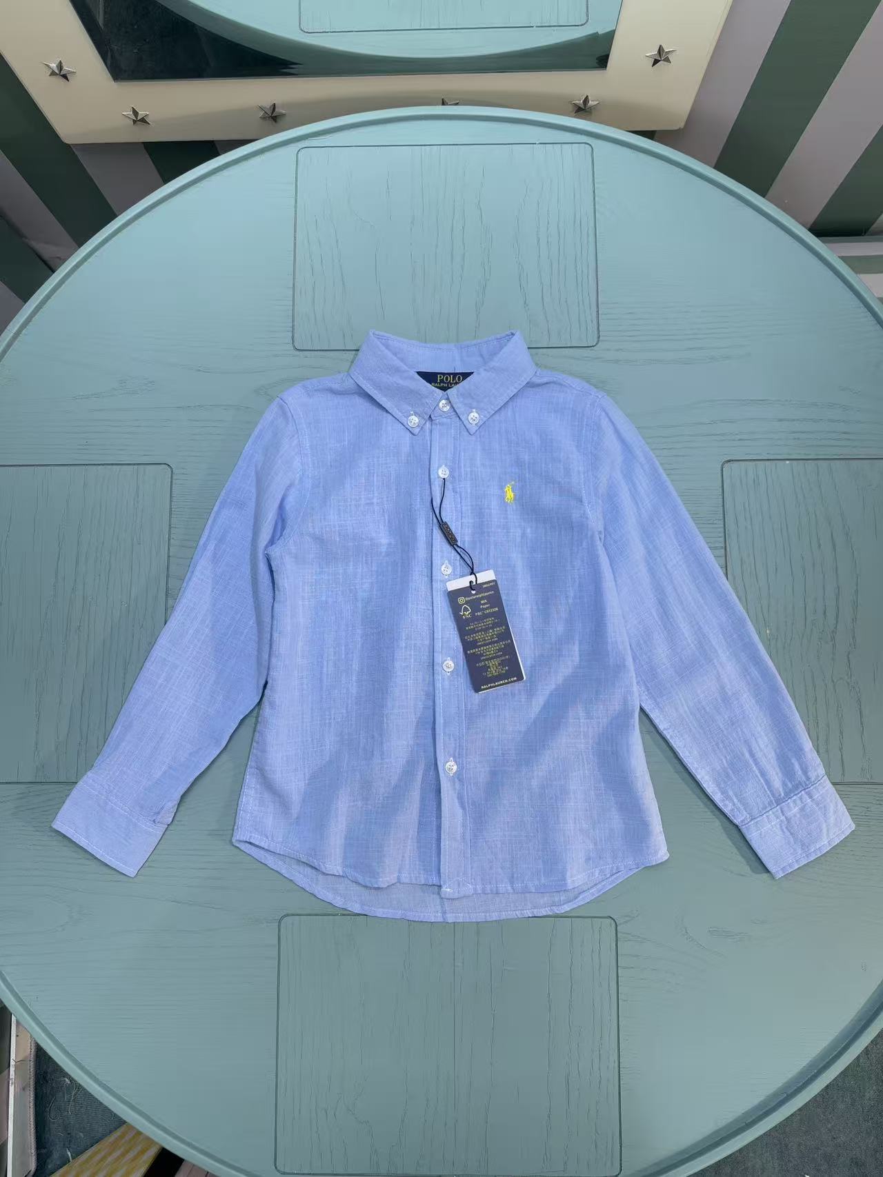 Ralph Lauren Polo Kids Embroidered Shirt – 2025SS – Kids Collection