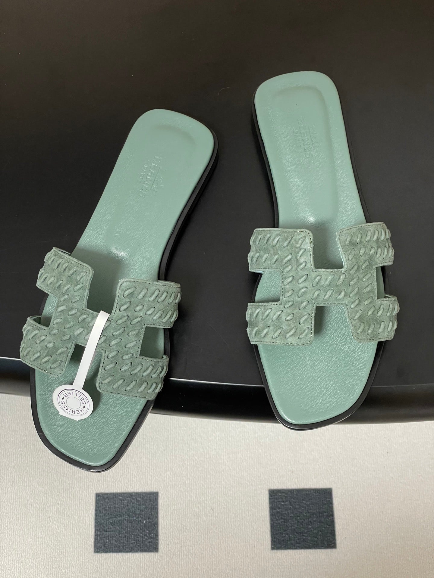 Hermès Oran Woven Suede Sandals – 2025 Collection