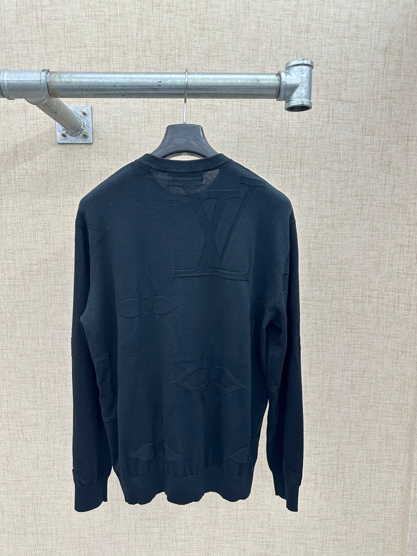 Louis Vuitton MONOGRAM Embossed Crewneck Sweater – 25FW