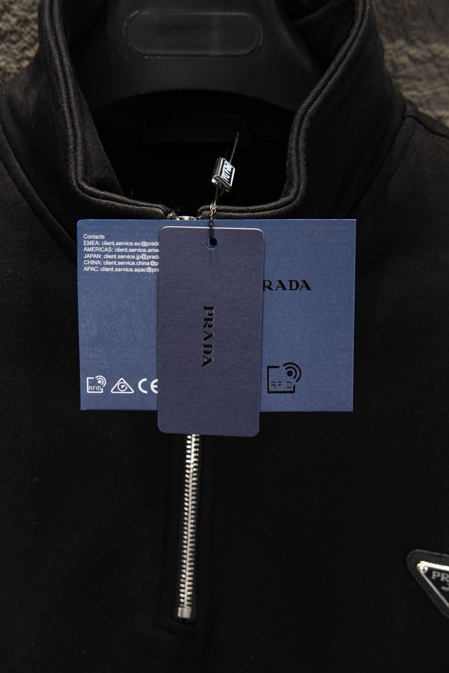 Prada Heavyweight Half-Zip Sweatshirt