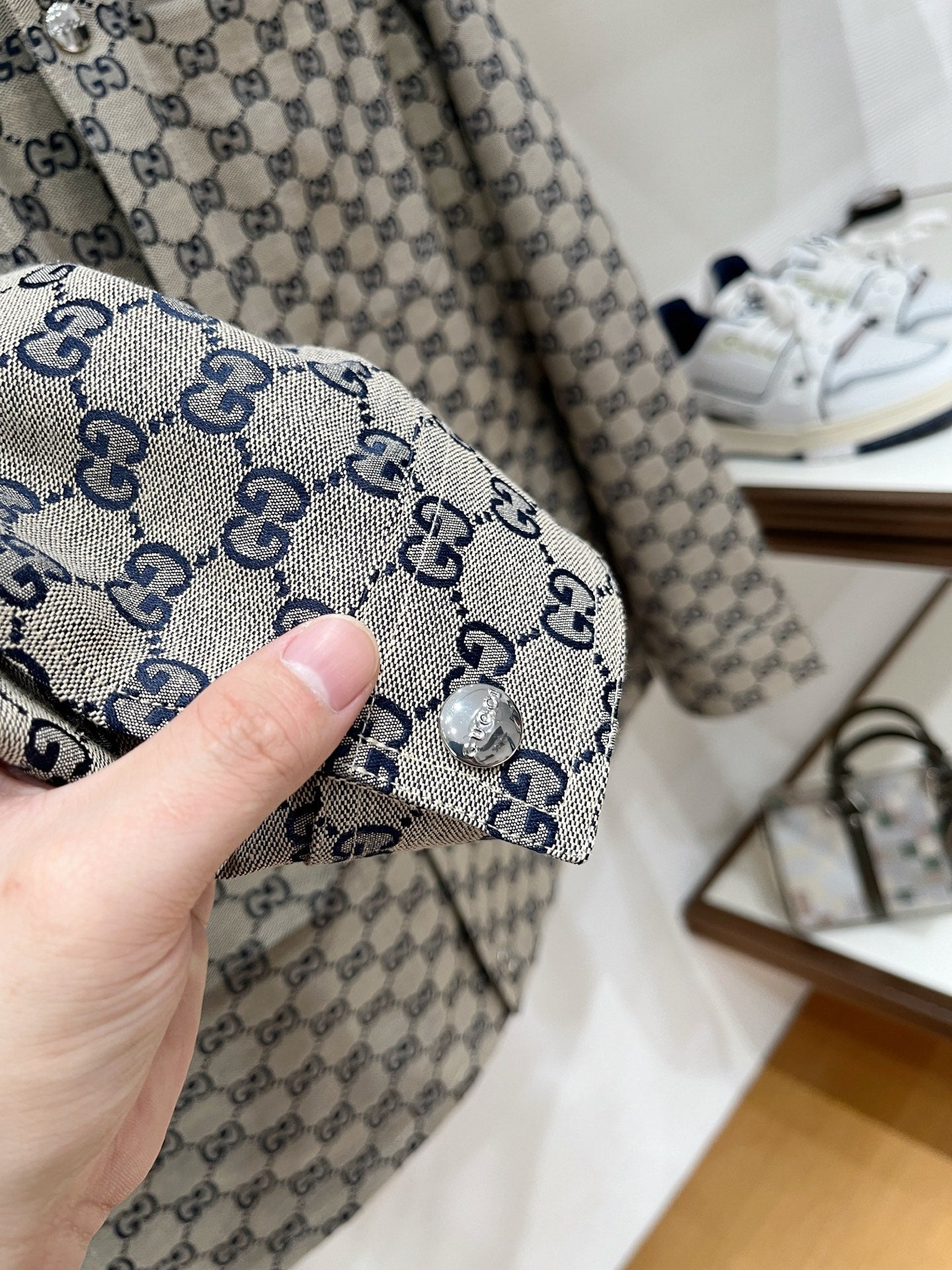 Gucci Double G Jacquard Multi-Pocket Lapel Jacket – 24FW