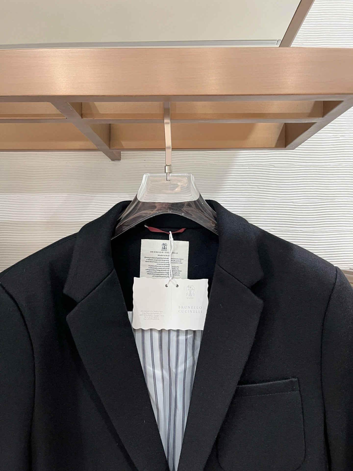 Brunello Cucinelli Men's Slim Fit Mixed Fabric Blazer – 2025FW