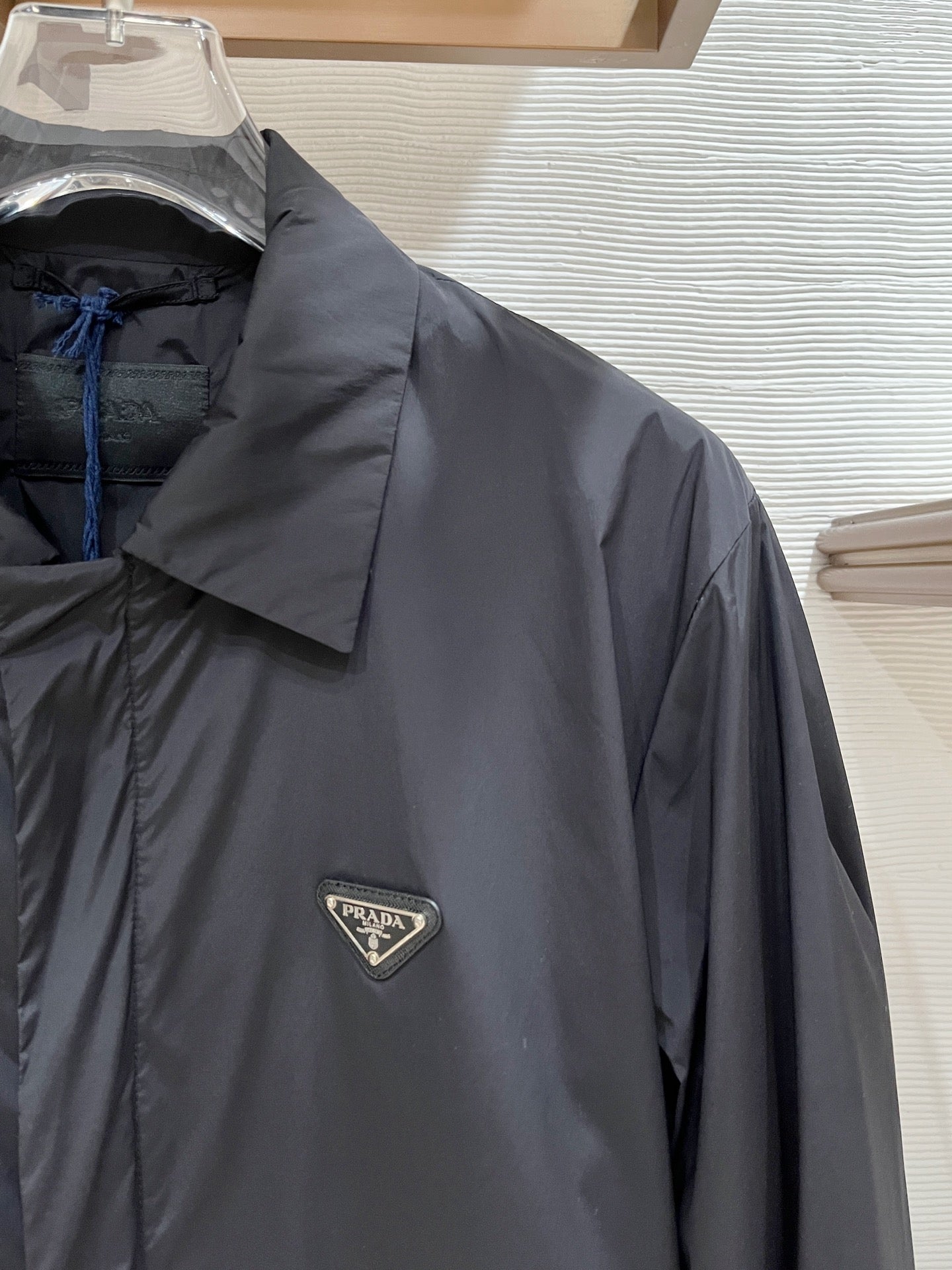 Prada Men's Re-Nylon Business Collar Jacket – 2025 Early Spring