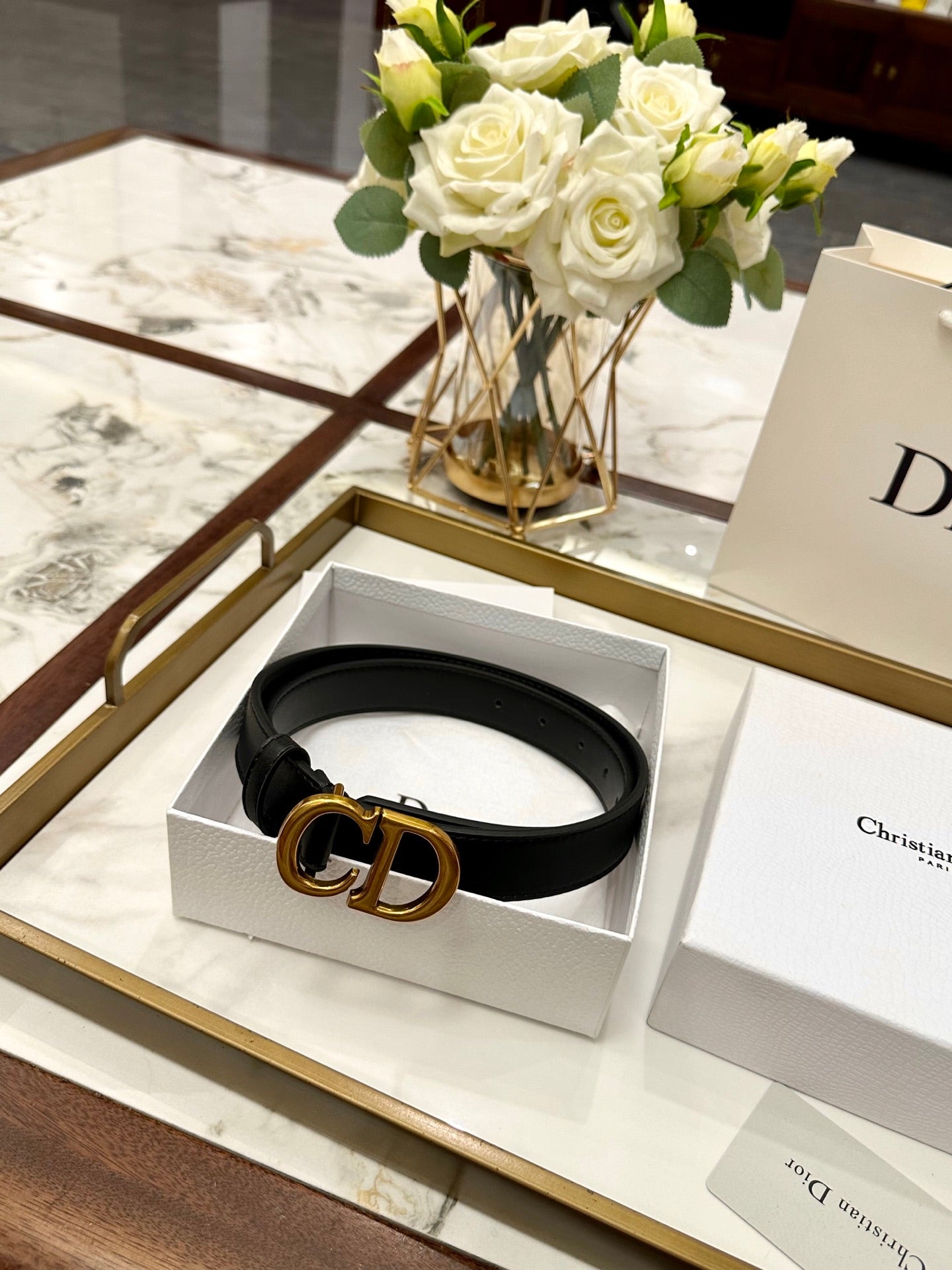 Dior Classic Leather Belt – 3.0cm