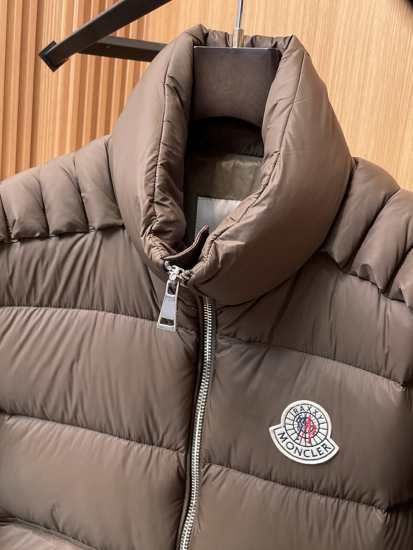 Moncler Stand Collar Embossed Down Jacket – Limited Edition