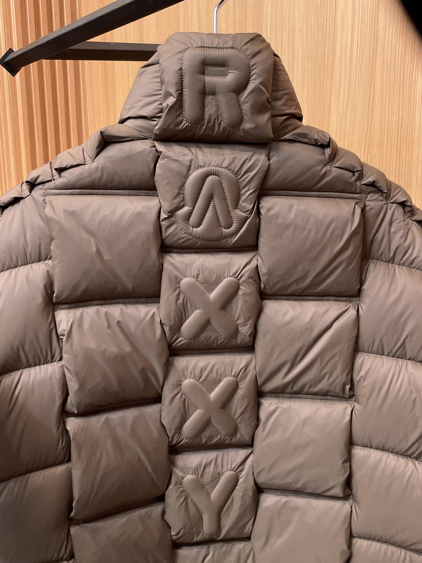Moncler Stand Collar Embossed Down Jacket – Limited Edition
