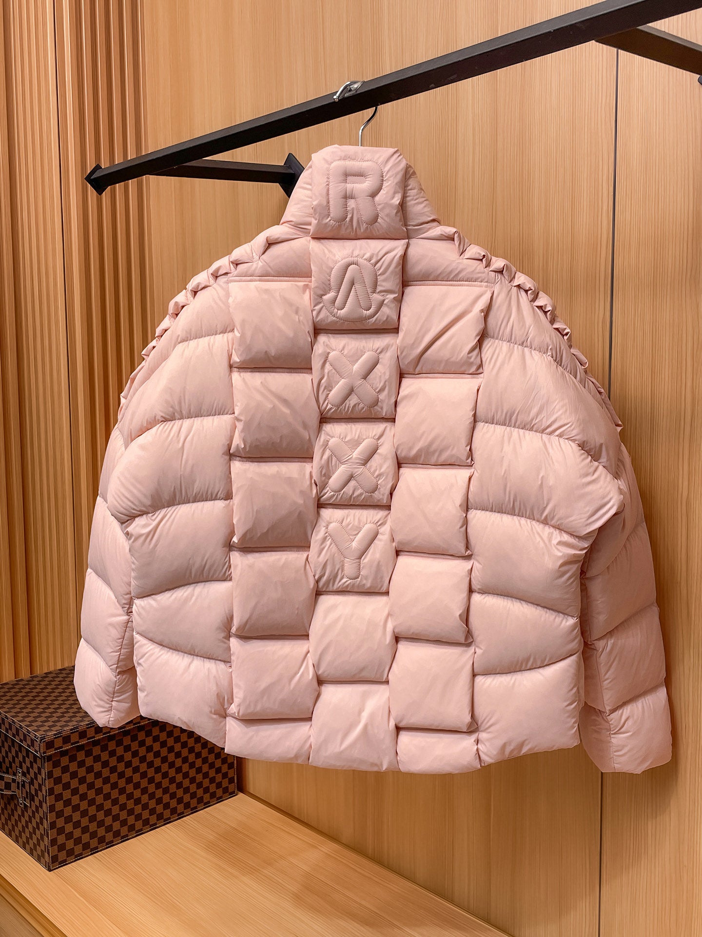 Moncler Stand Collar Embossed Down Jacket – Limited Edition