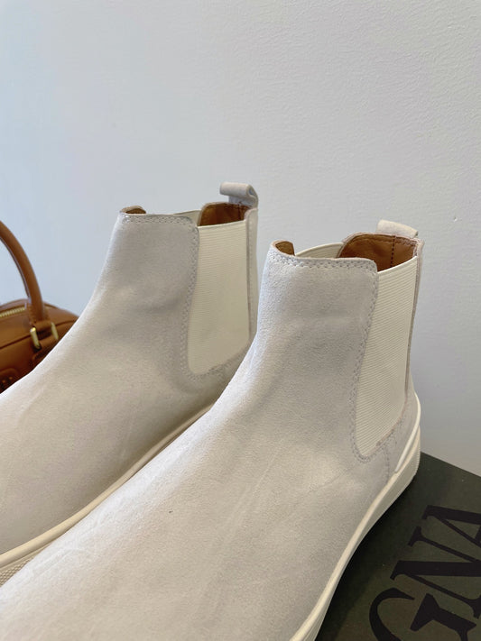 Zegna COUTURE Triple Stitch Leather Sneakers