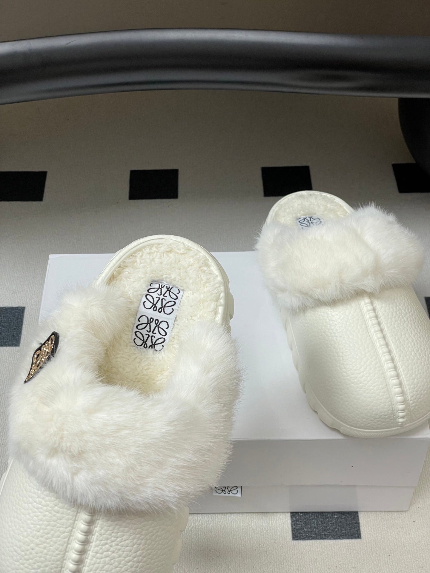 Loewe Wool Thick-Sole Mules – 25SS
