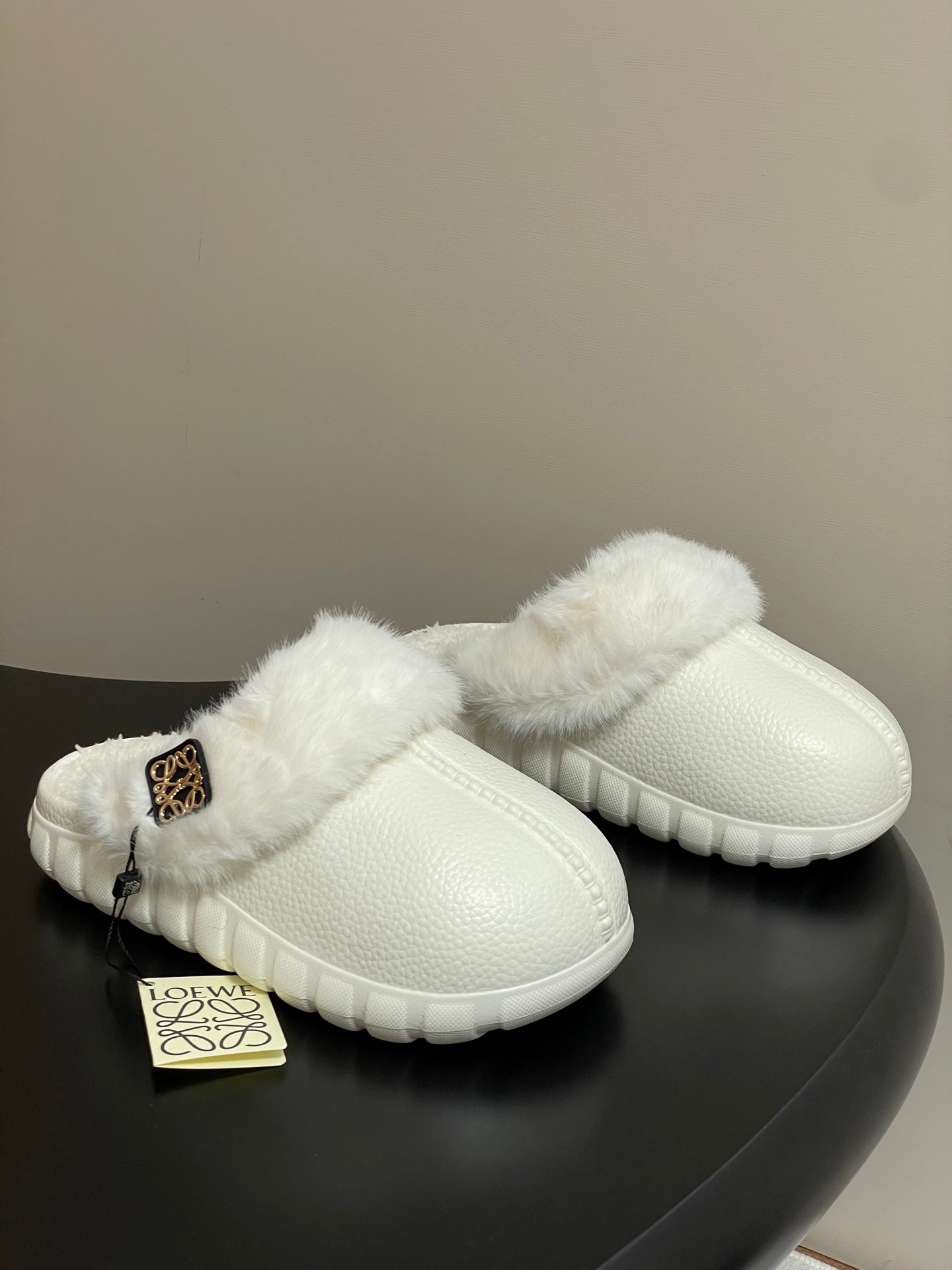 Loewe Wool Thick-Sole Mules – 25SS