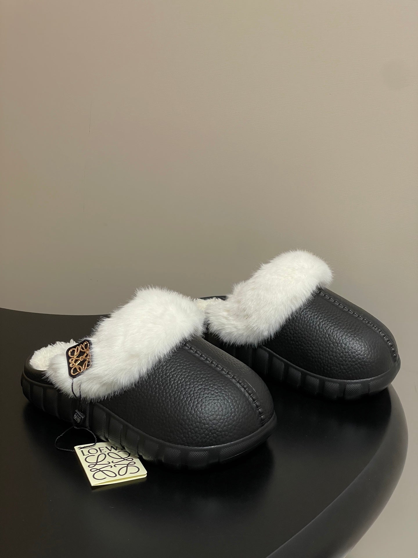 Loewe Wool Thick-Sole Mules – 25SS