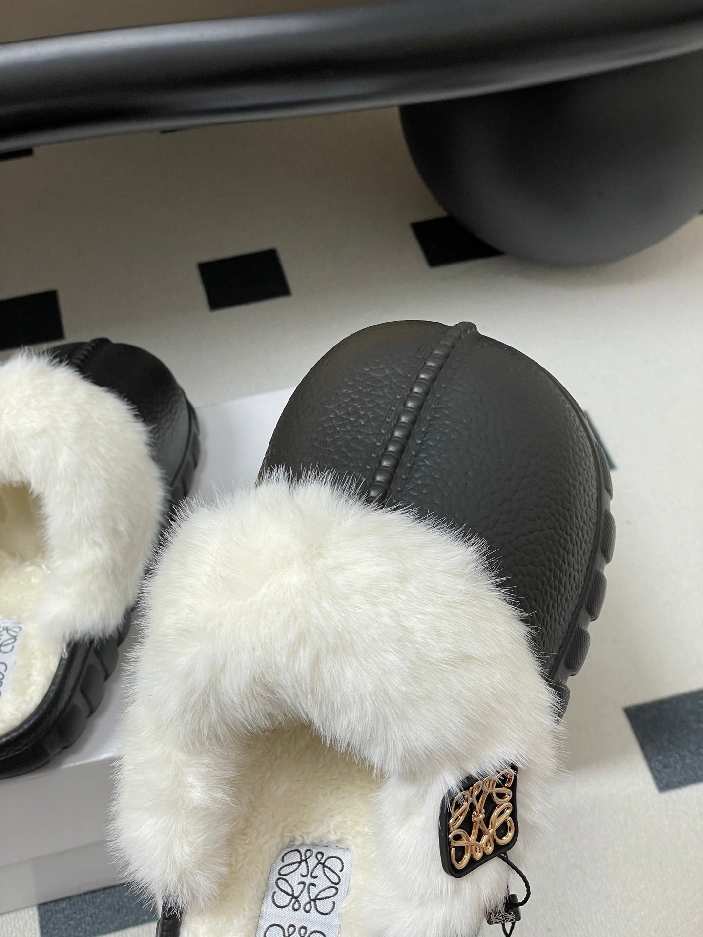 Loewe Wool Thick-Sole Mules – 25SS